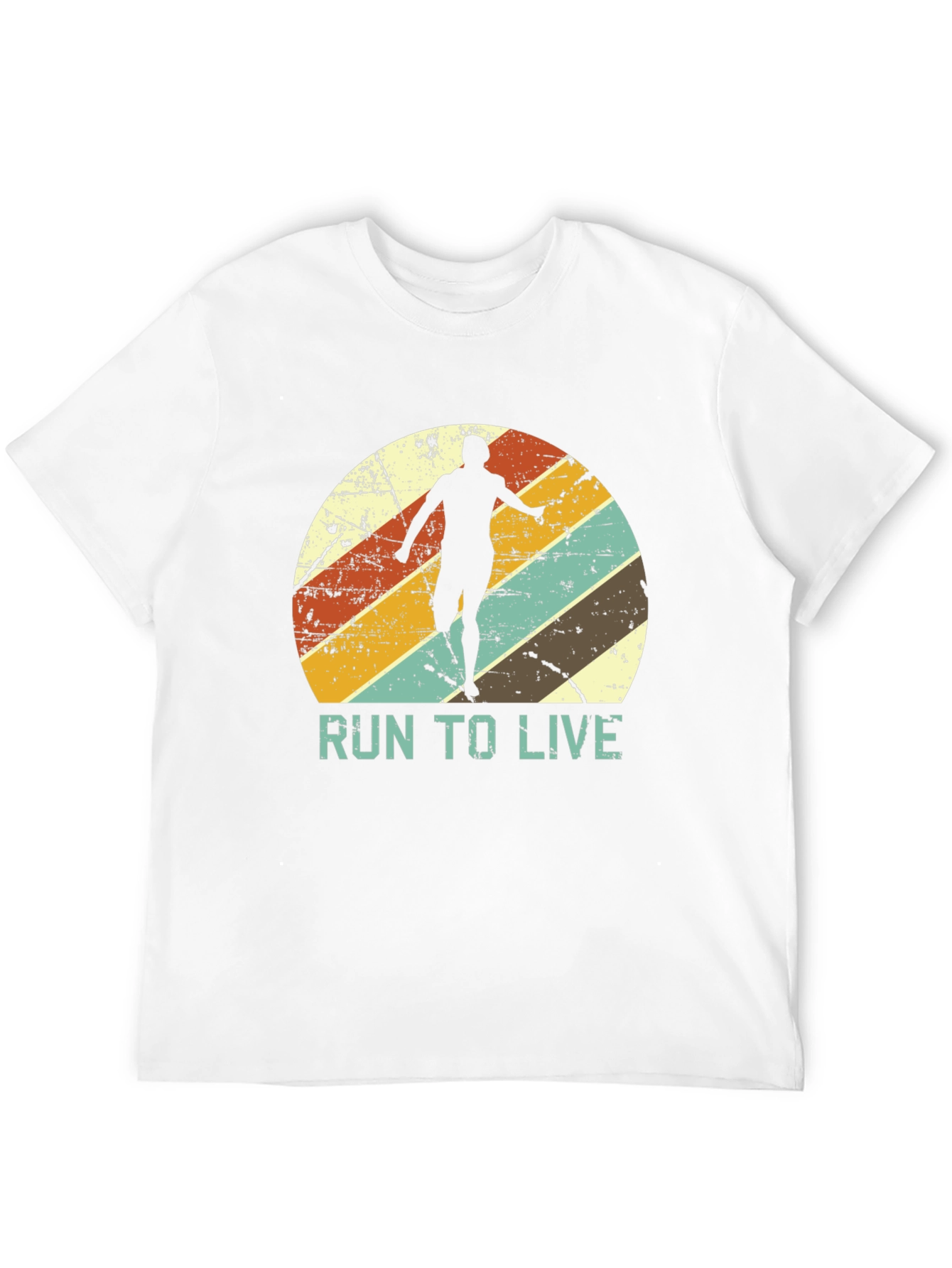 Retro Run To Live Graphic T-Shirt