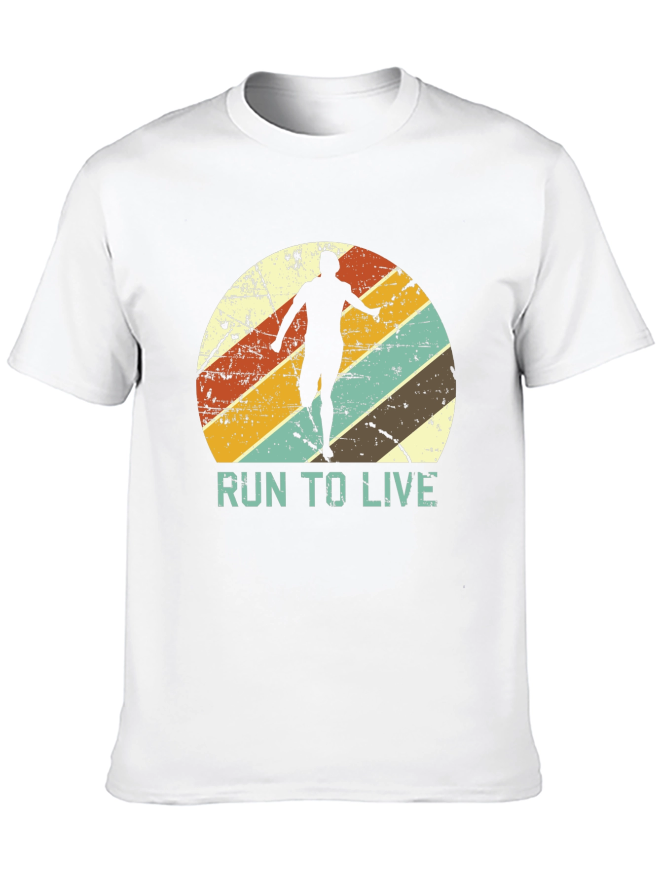 Retro Run To Live Graphic T-Shirt