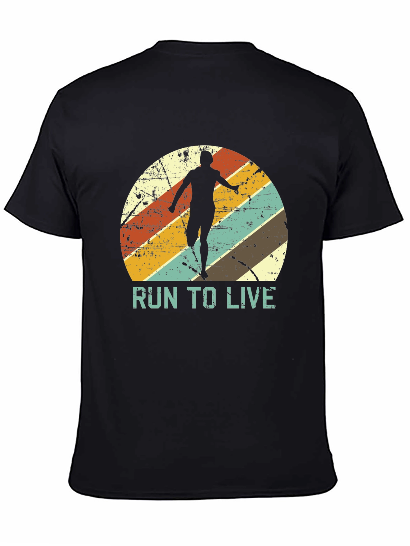 Retro Run To Live Graphic T-Shirt