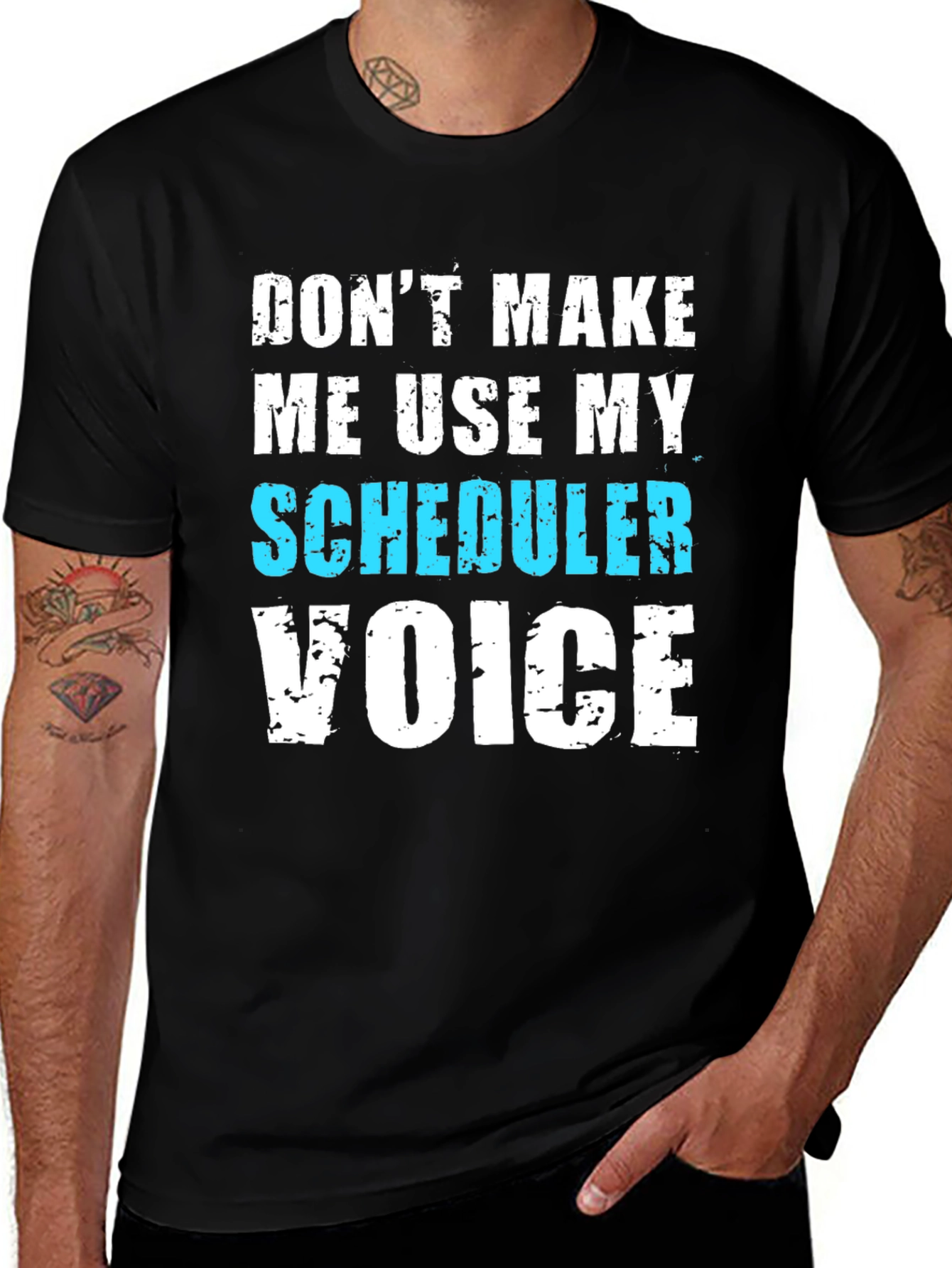 Scheduler Voice T-Shirt - Funny Job Tee