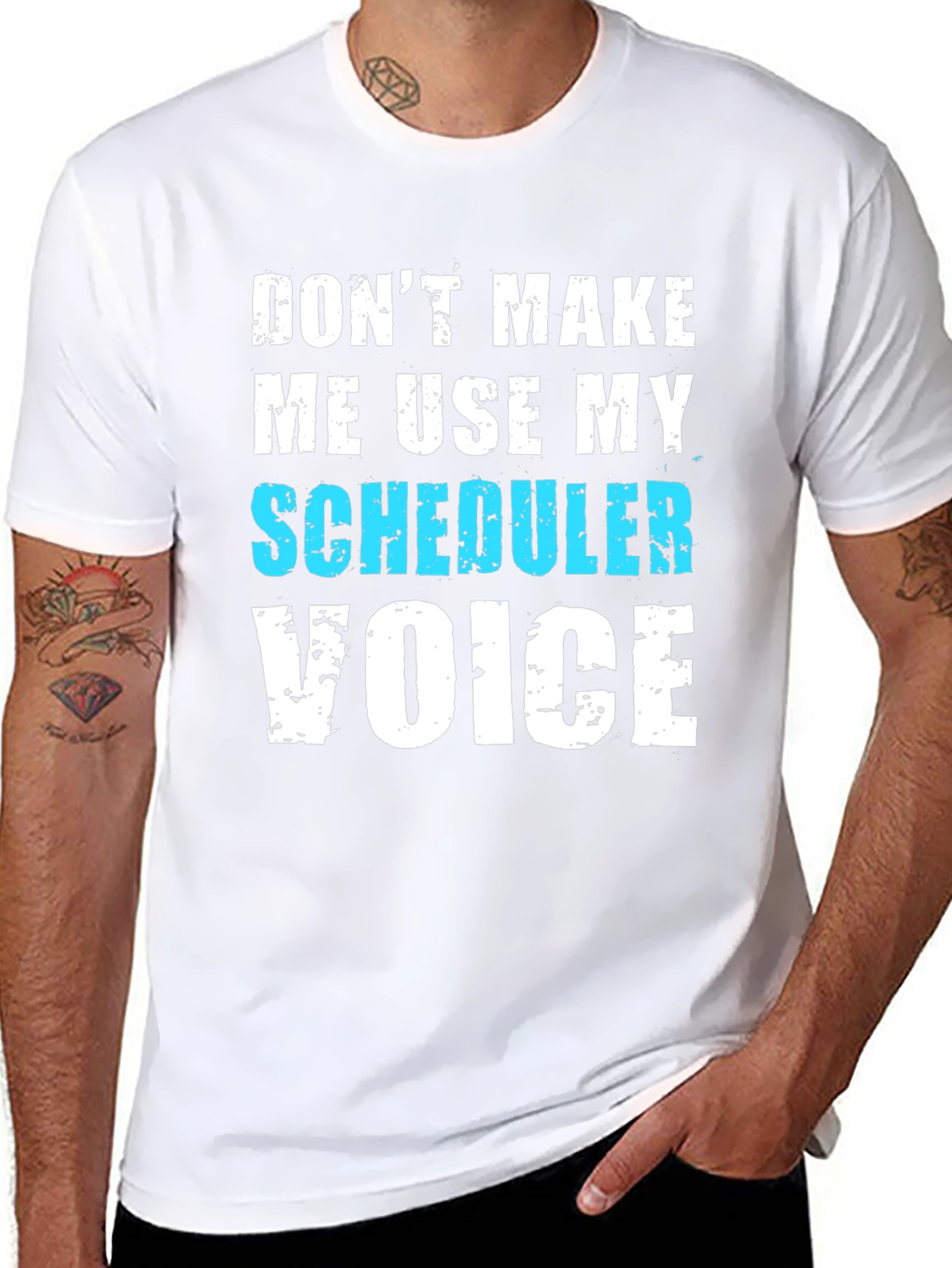 Scheduler Voice T-Shirt - Funny Job Tee