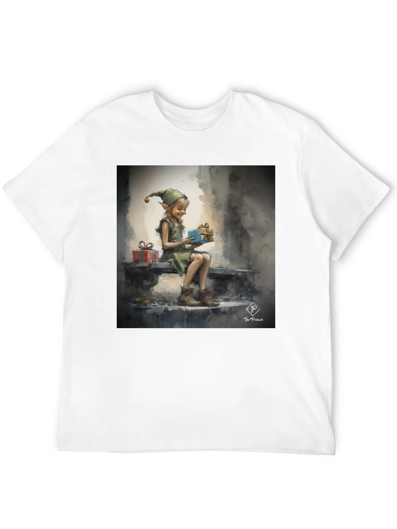 Elf Girl Graphic T-Shirt - Whimsical Holiday Style
