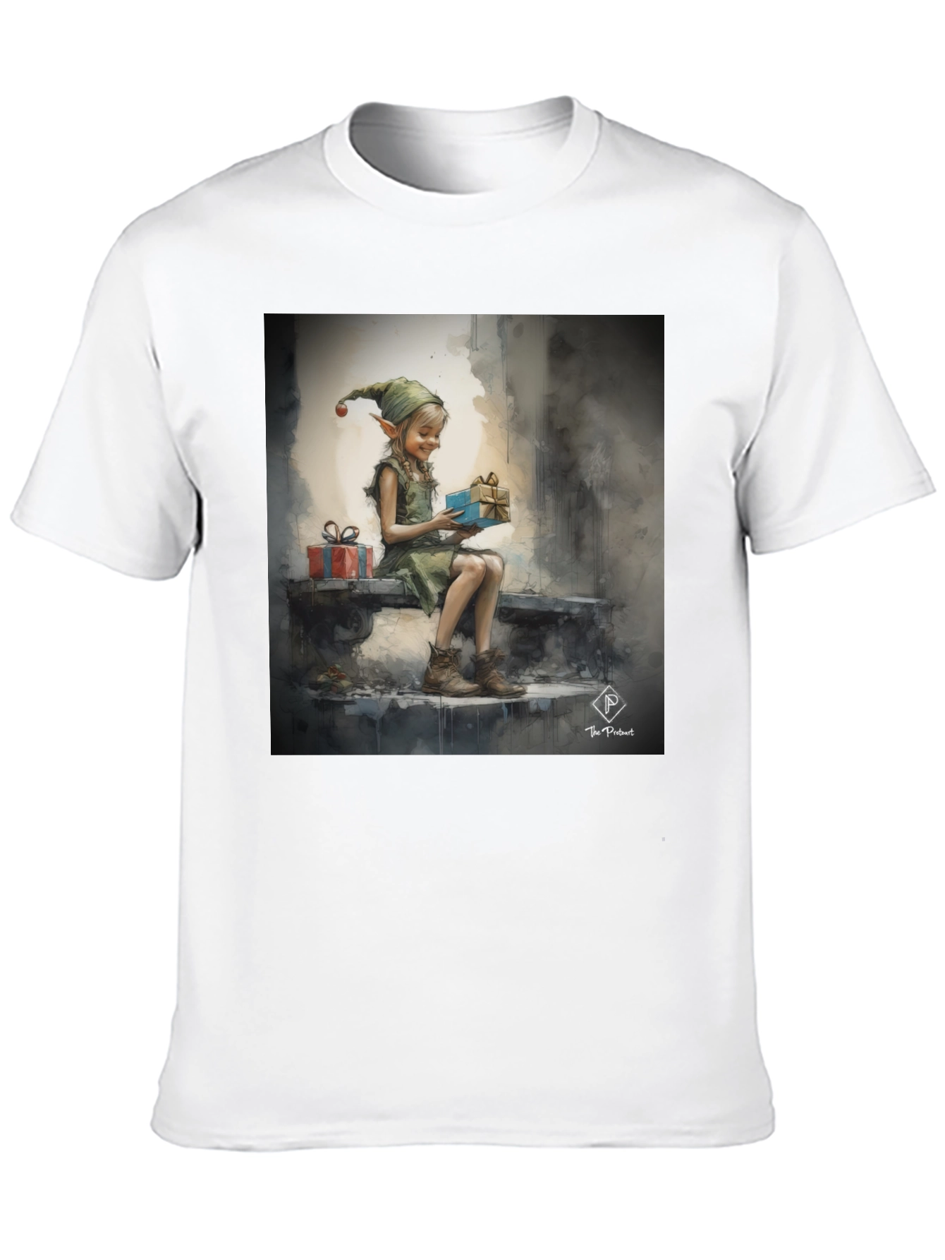 Elf Girl Graphic T-Shirt - Whimsical Holiday Style