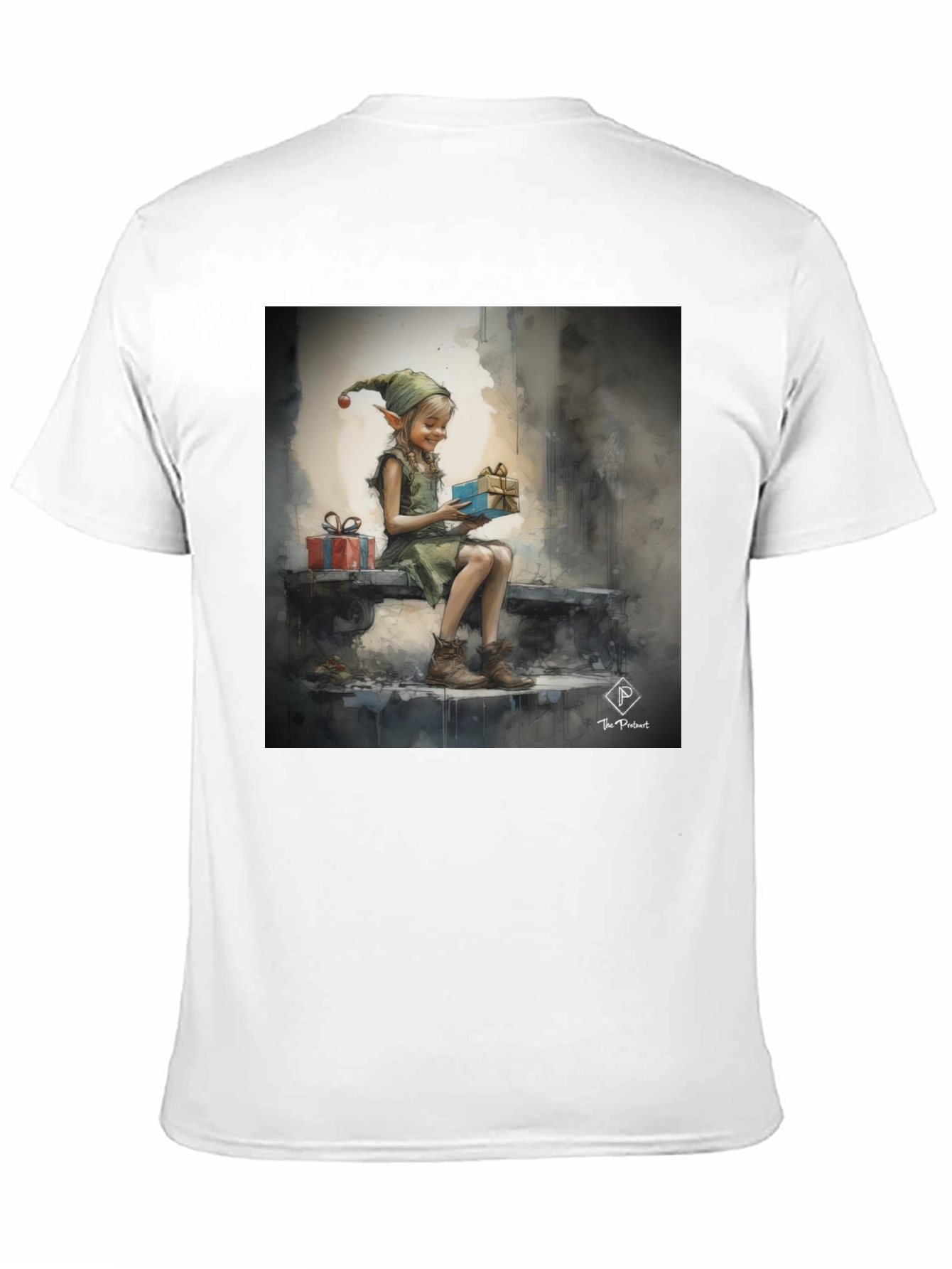 Elf Girl Graphic T-Shirt - Whimsical Holiday Style