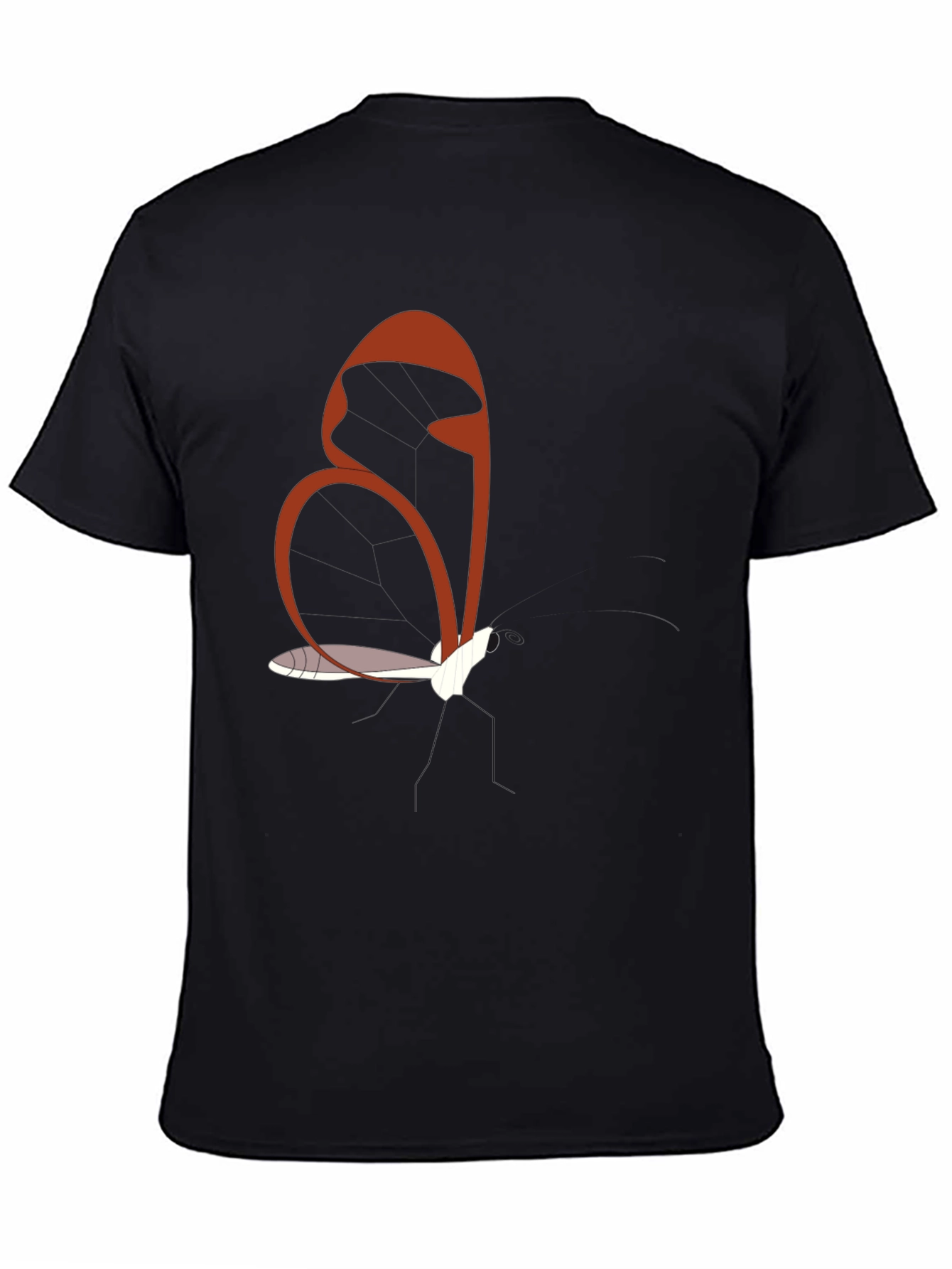 Abstract Fox Black Cotton Tee