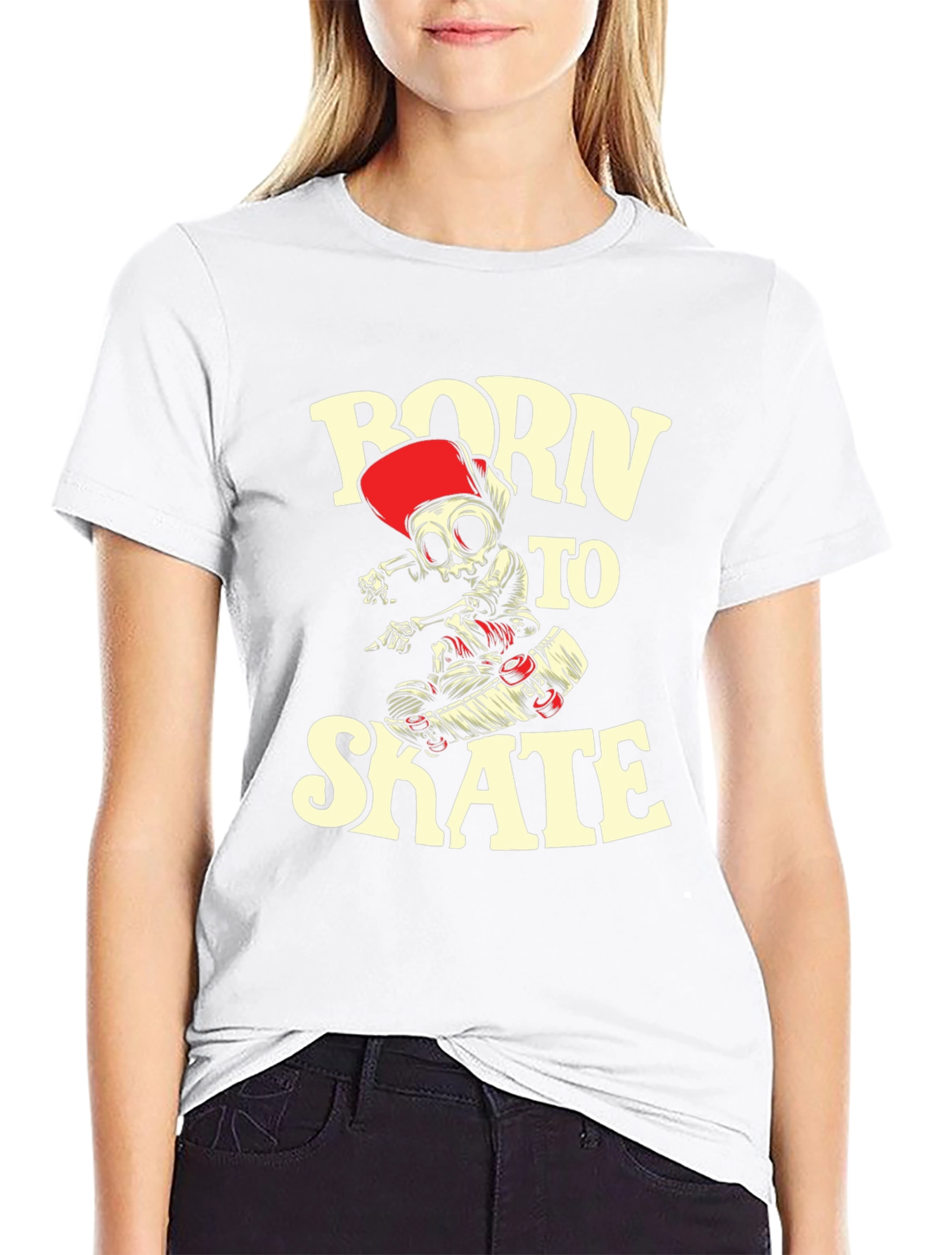 Born to Skate Graphic Tee - Black