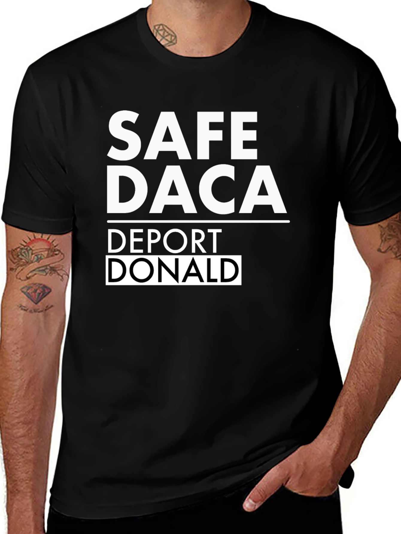 Safe DACA Deport Donald Graphic Tee