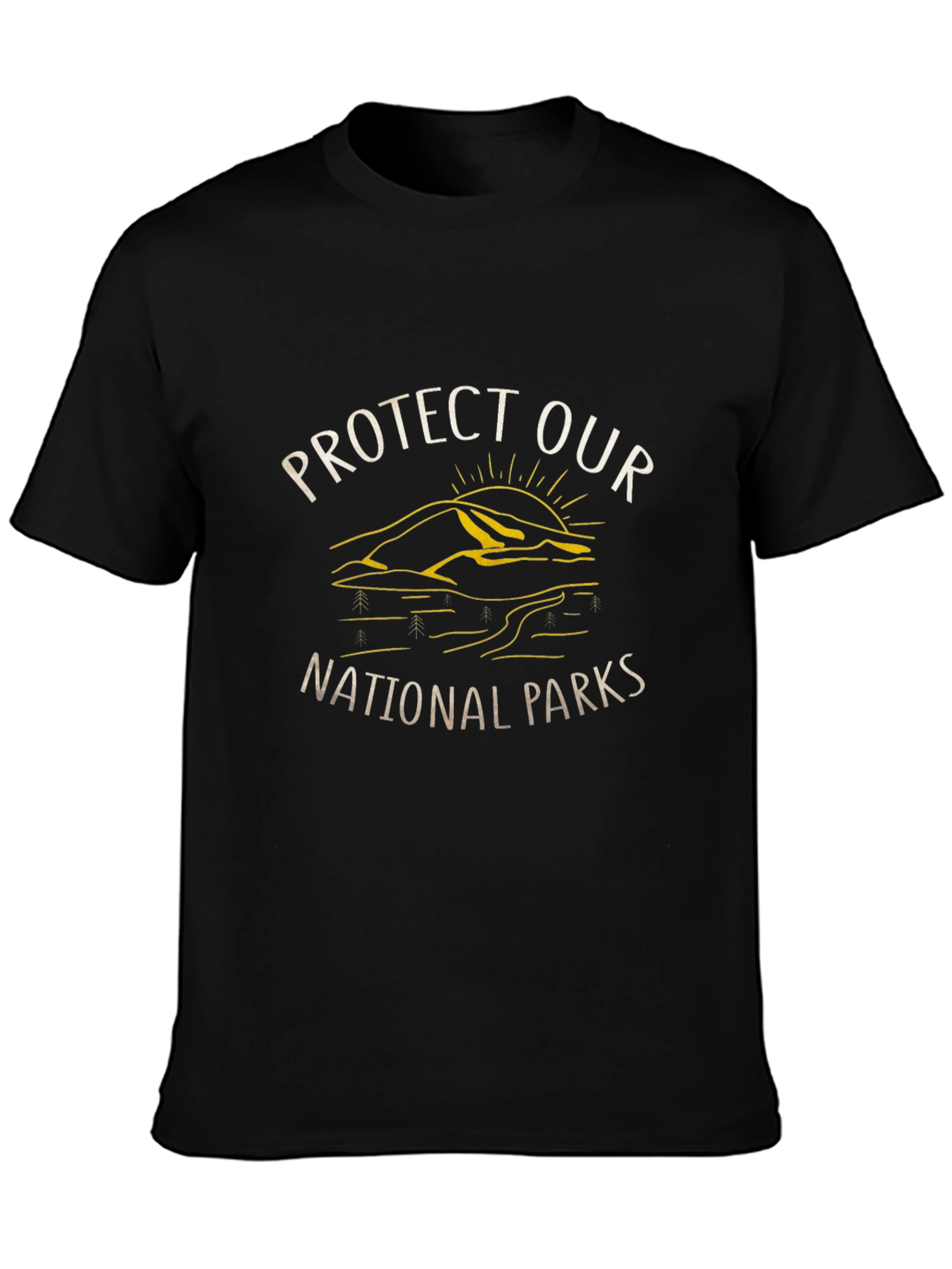Protect Our National Parks Black Graphic Tee