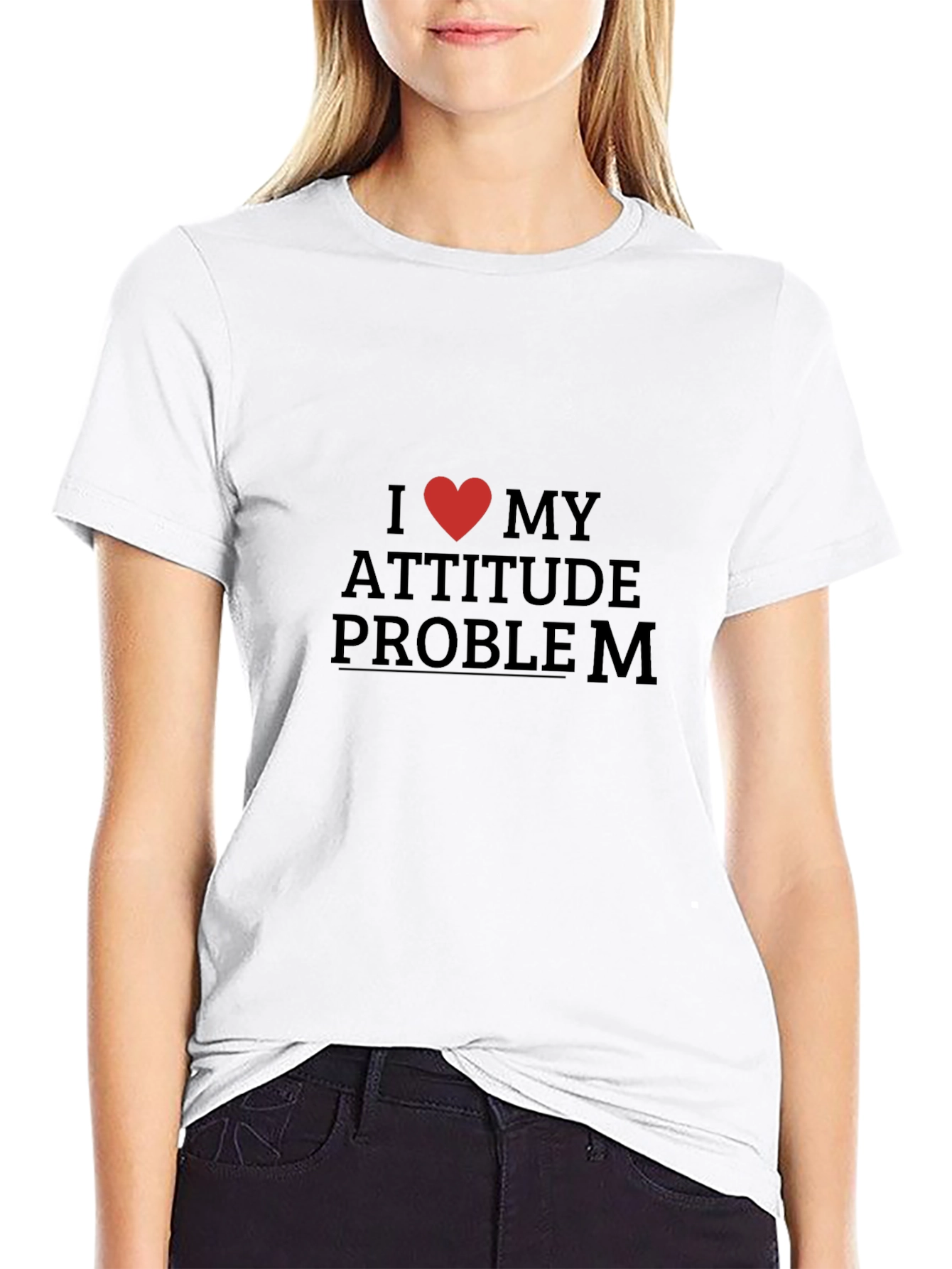 I Love My Attitude Problem Graphic Tee