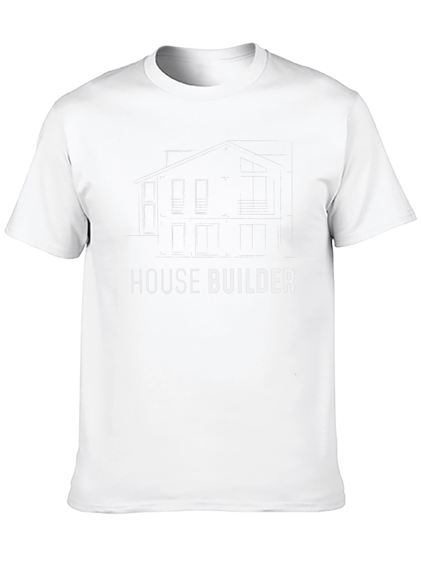 House Builder Black Graphic T-Shirt