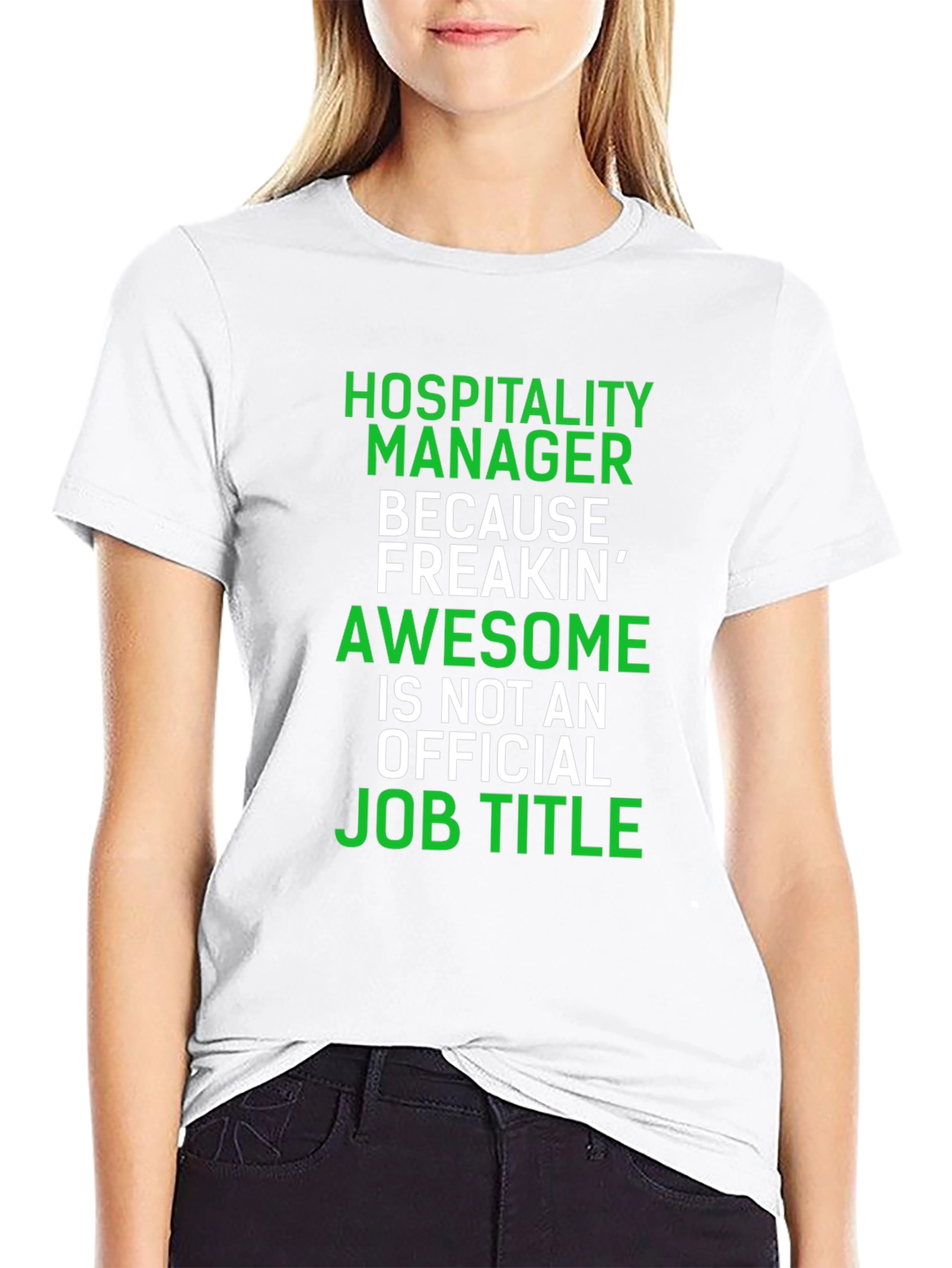 Hospitality Manager Awesome Job Title T-Shirt