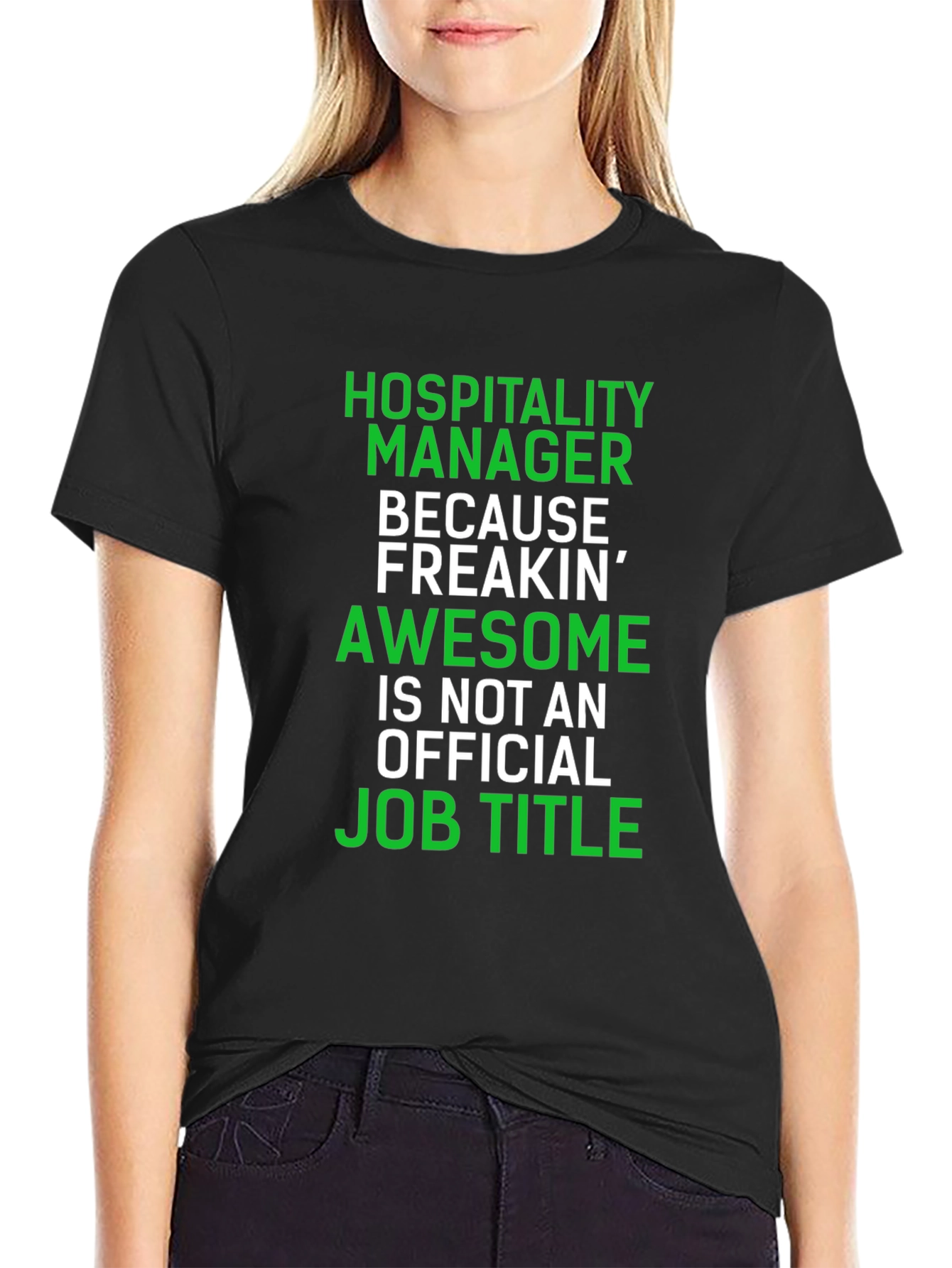 Hospitality Manager Awesome Job Title T-Shirt