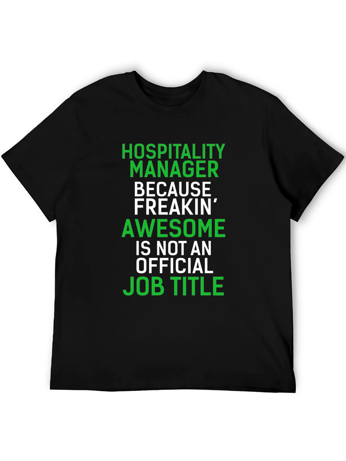 Hospitality Manager Awesome Job Title T-Shirt
