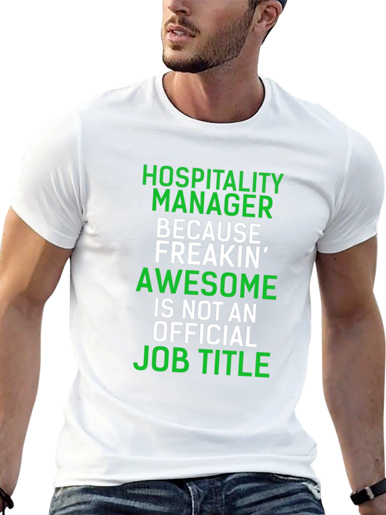 Hospitality Manager Awesome Job Title T-Shirt