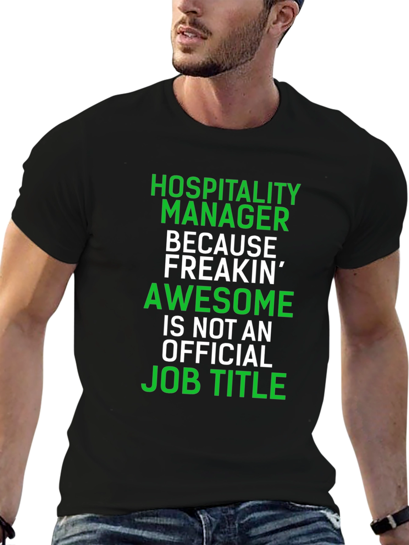 Hospitality Manager Awesome Job Title T-Shirt