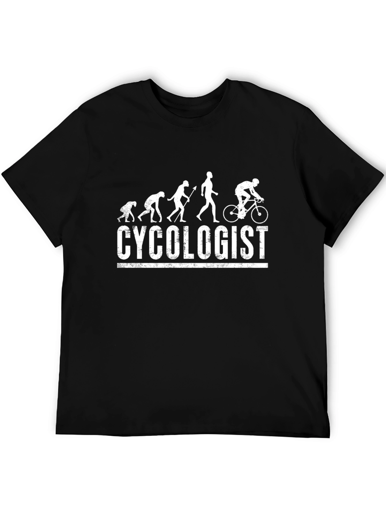Cycololgist Evolution T-Shirt - Funny Cycling Tee