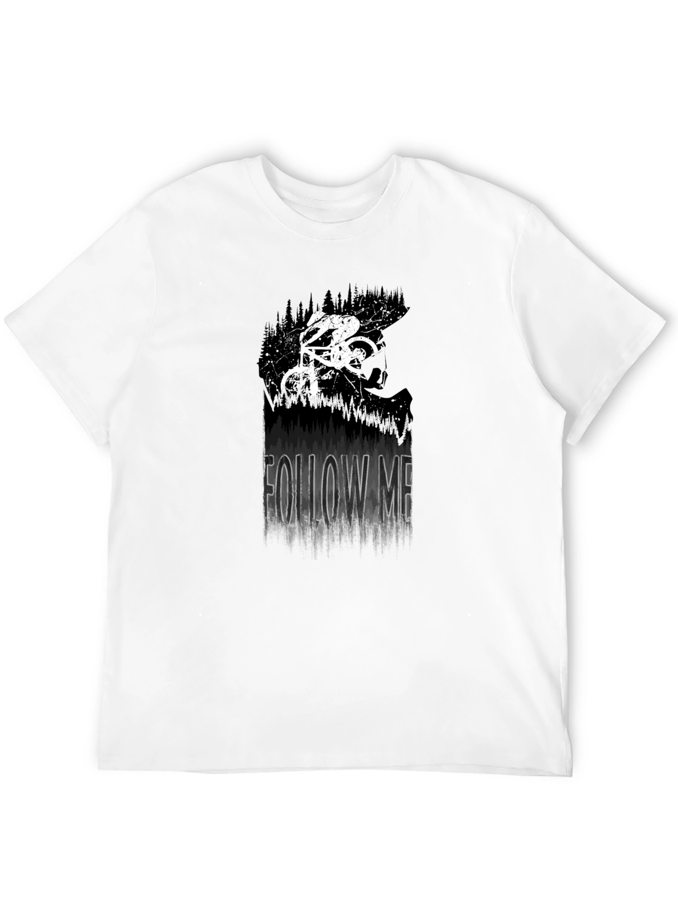 Follow Me Mountain Biker Graphic Tee