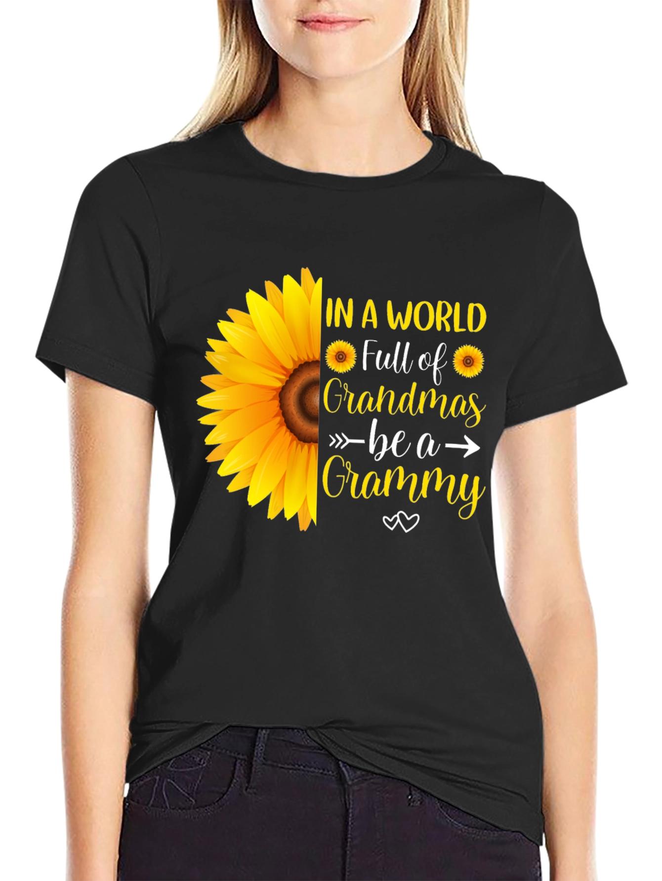 Grandma Sunflower Graphic Tee