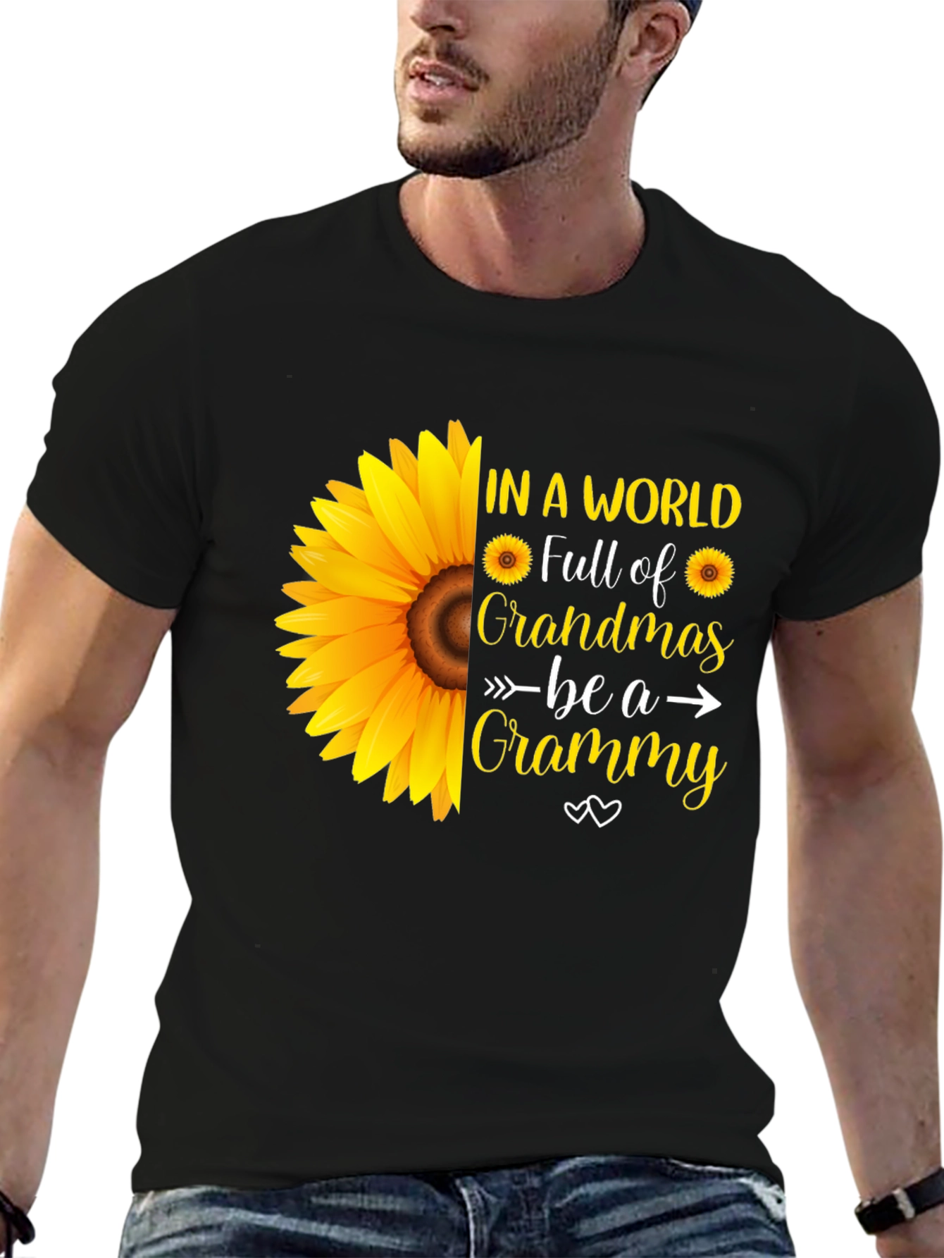 Grandma Sunflower Graphic Tee