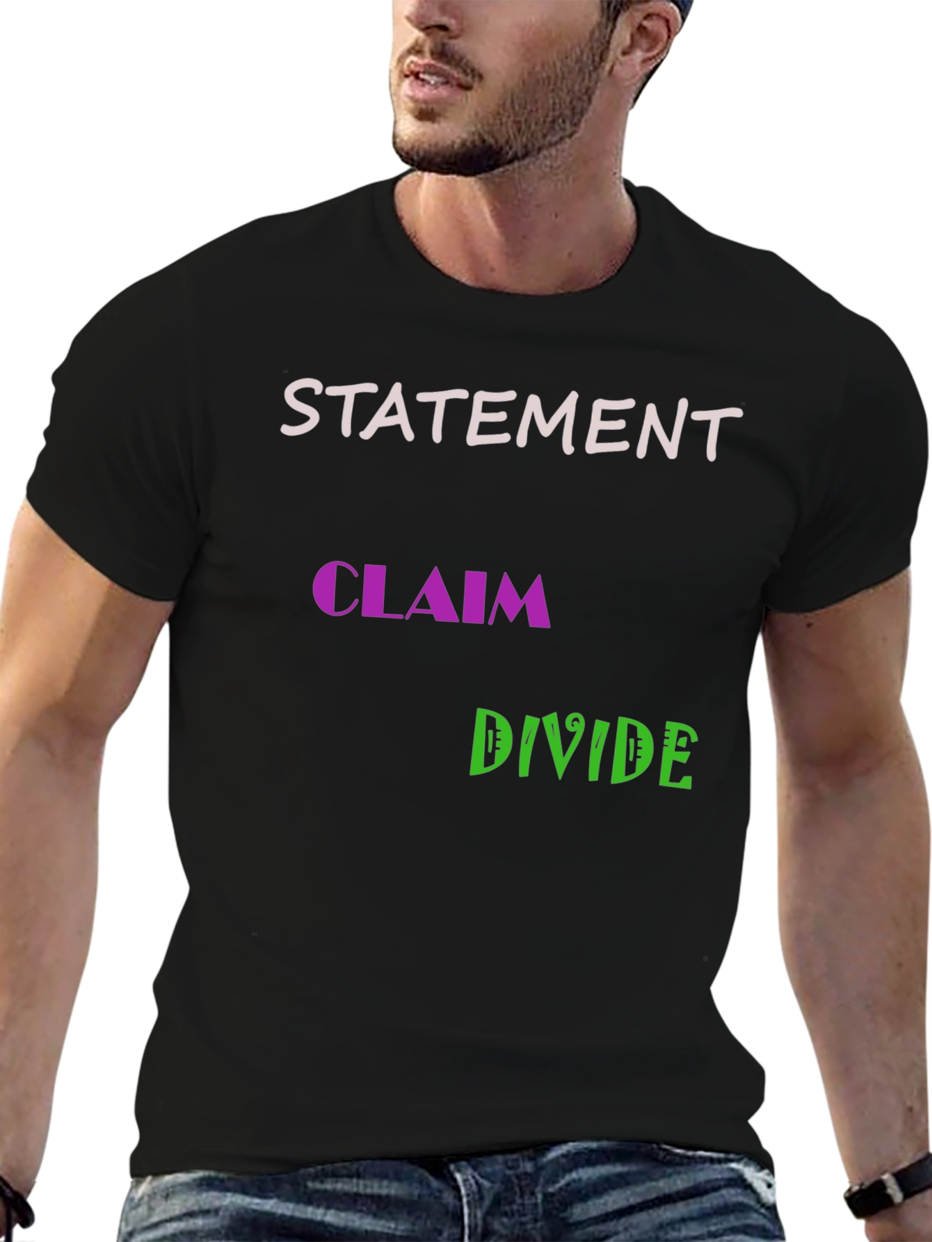 Statement Claim Divide Graphic Tee