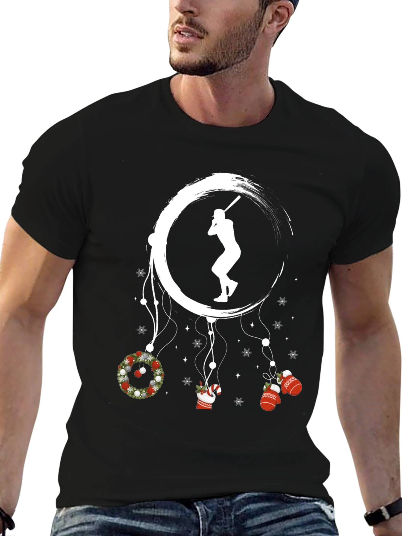 Baseball Christmas Dreamcatcher T-Shirt
