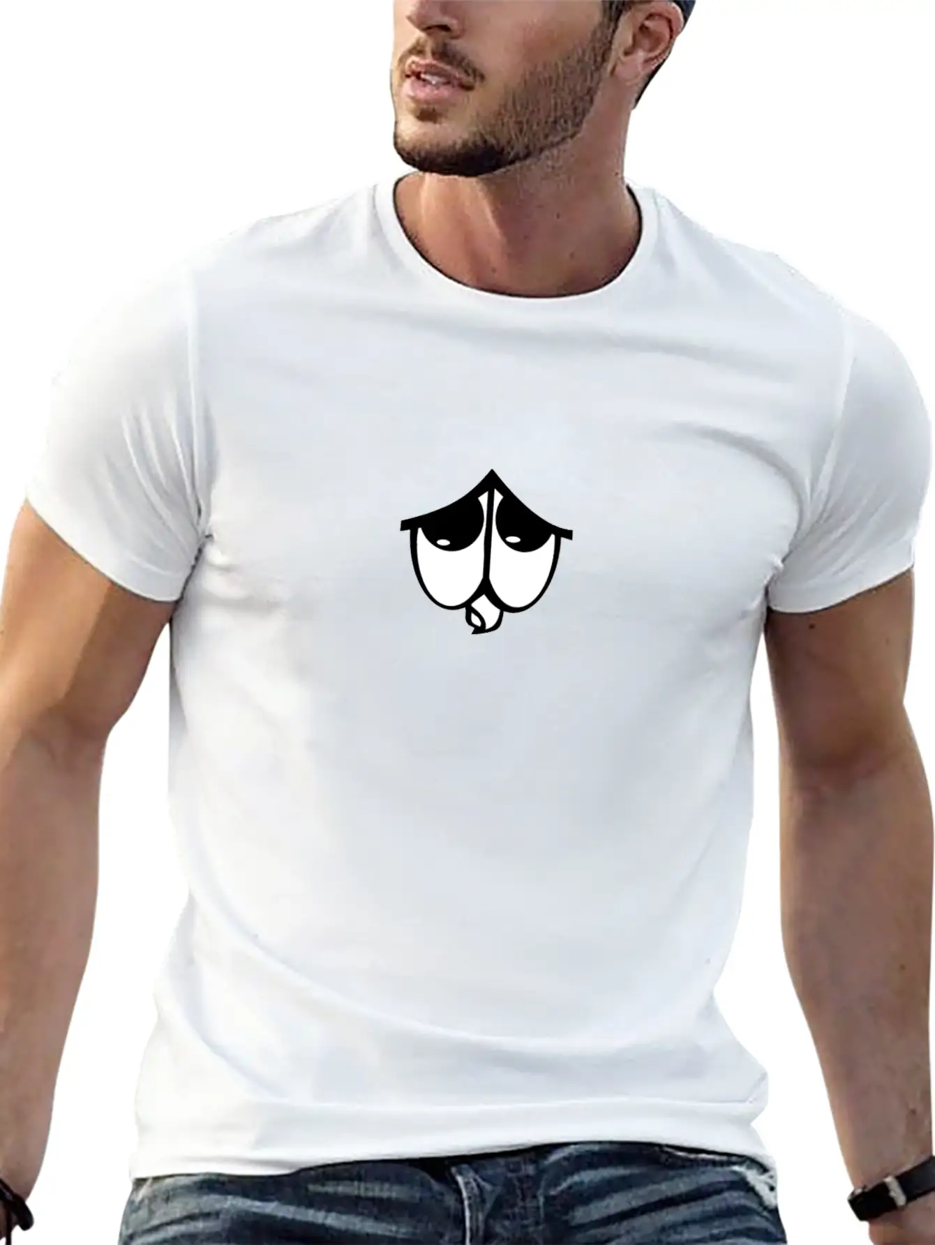Sad Bird Unisex Casual T-Shirt – Clean Design For Daily Comfort