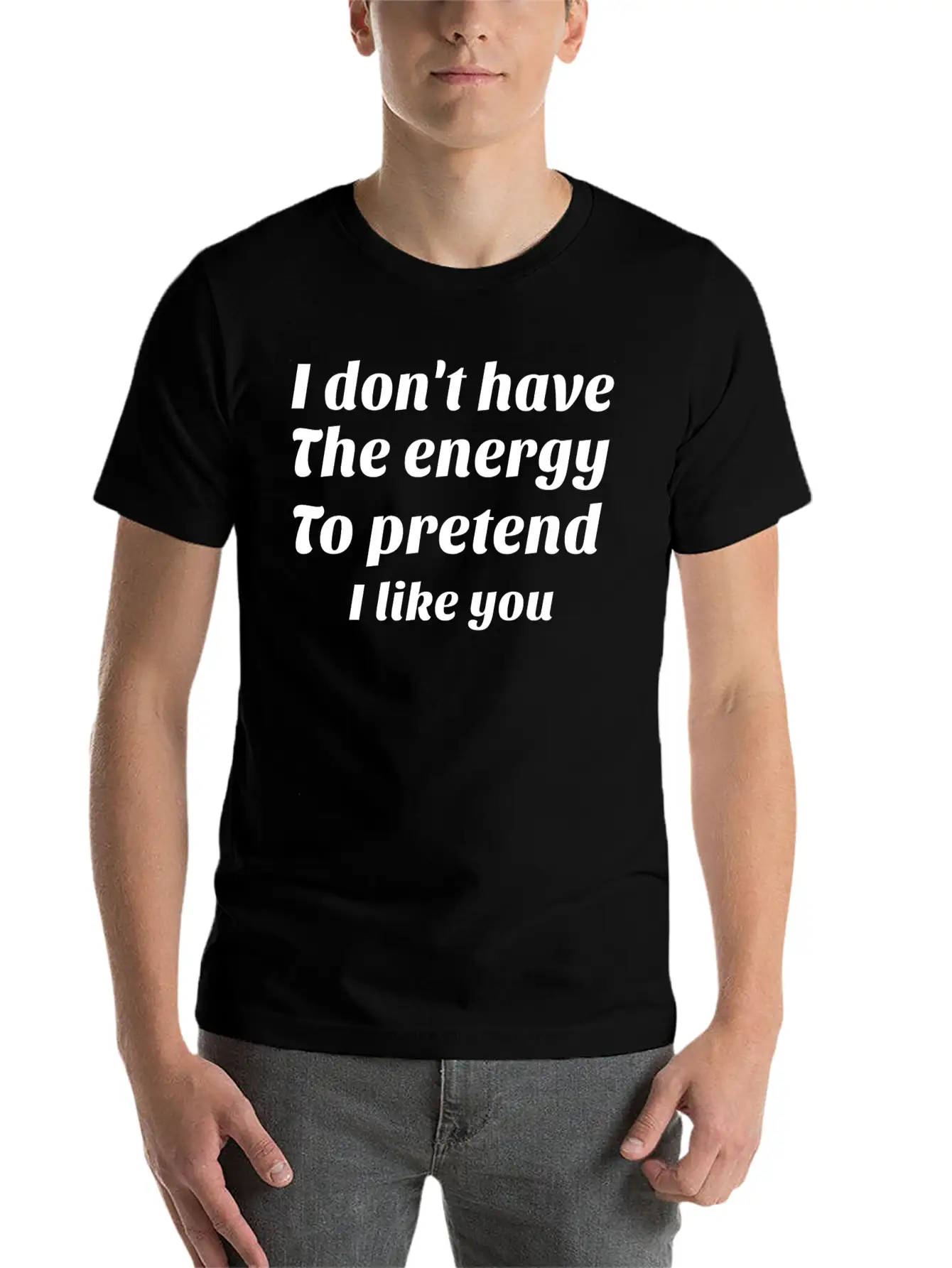 Sarcastic Saying Funny Sarcastic Quote Unisex Casual T-Shirt – Clean Design For Daily Comfort