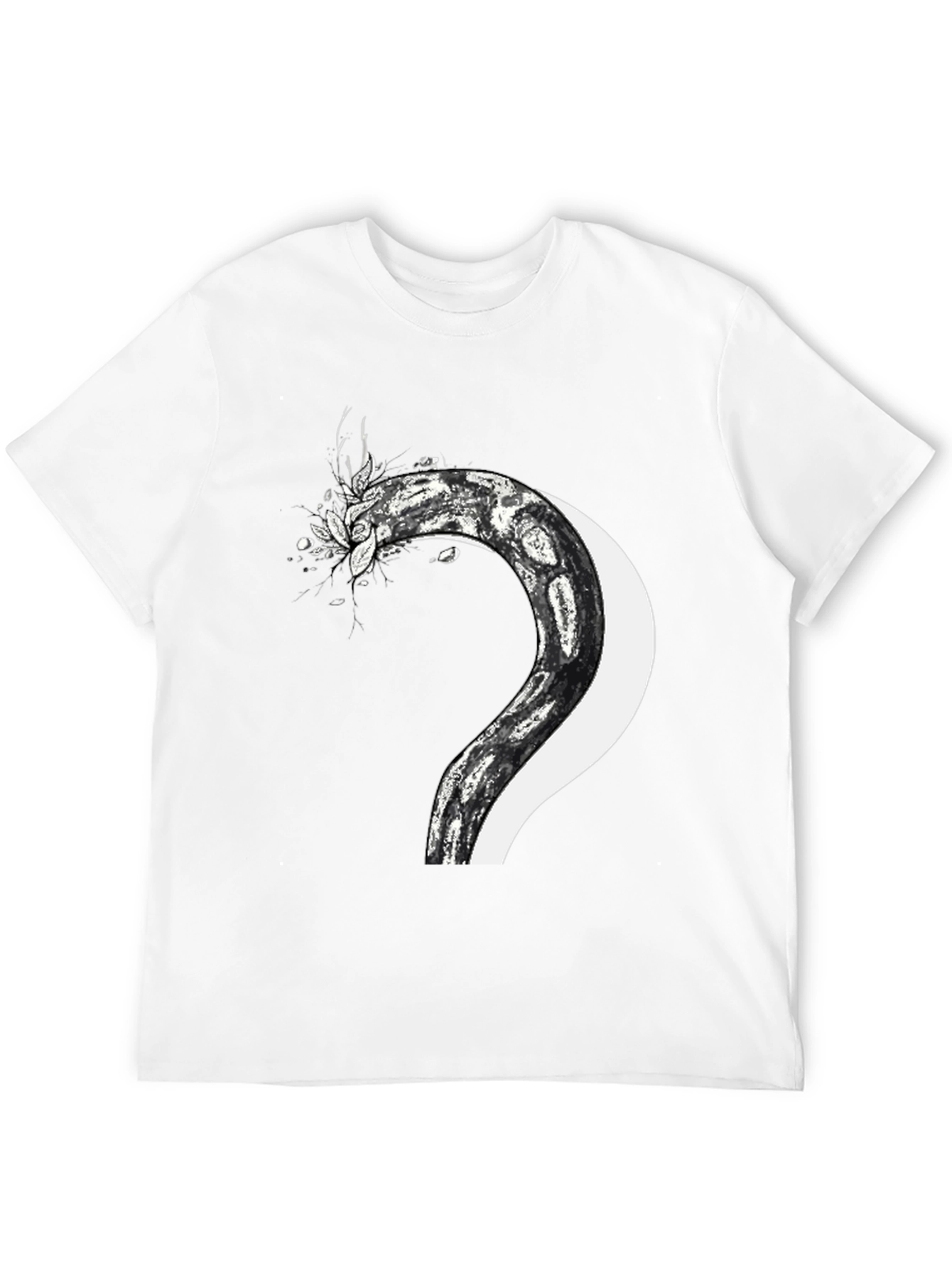 Serpent & Moon Graphic Tee - Mens Black T-Shirt