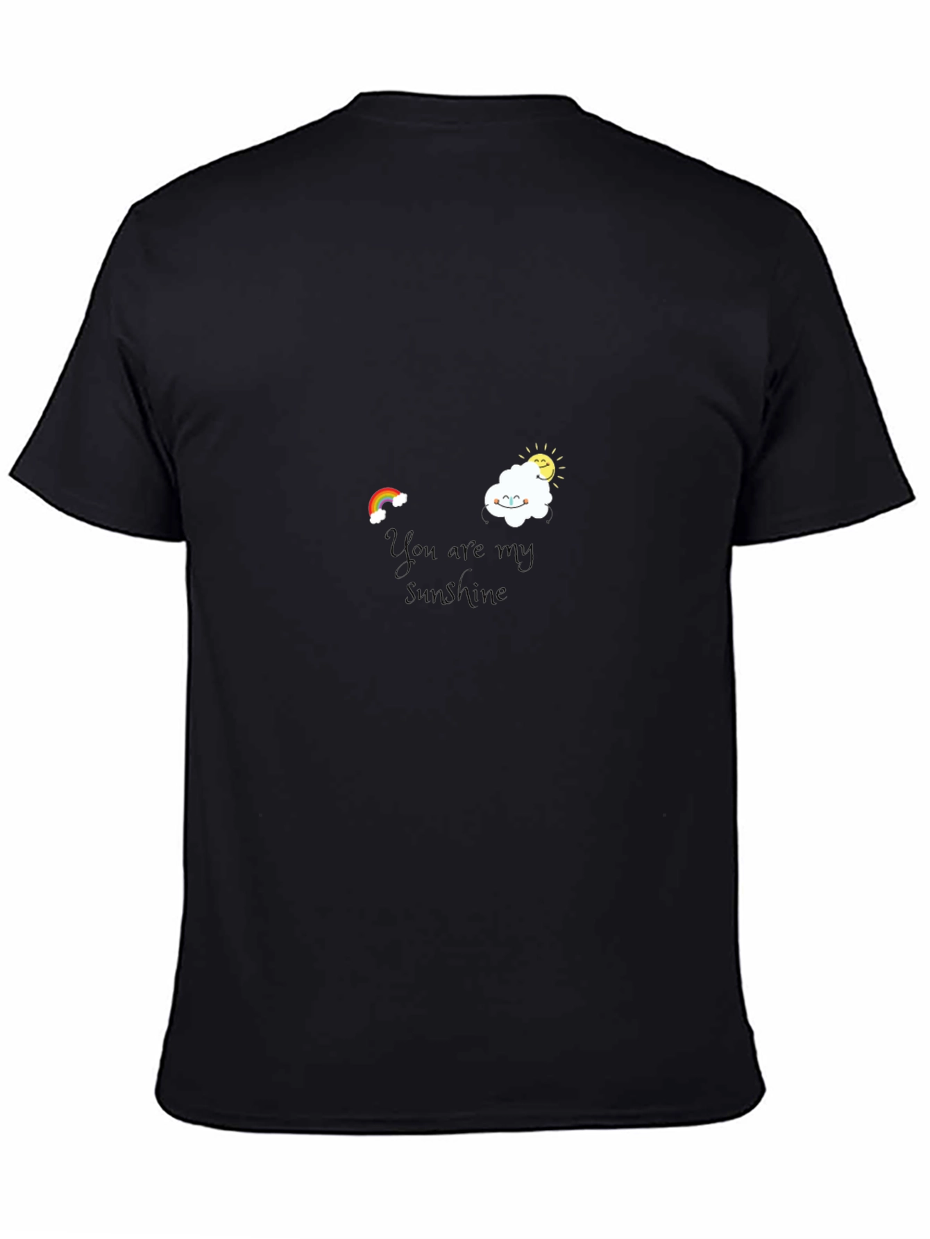You Are My Sunshine Graphic Tee - Black