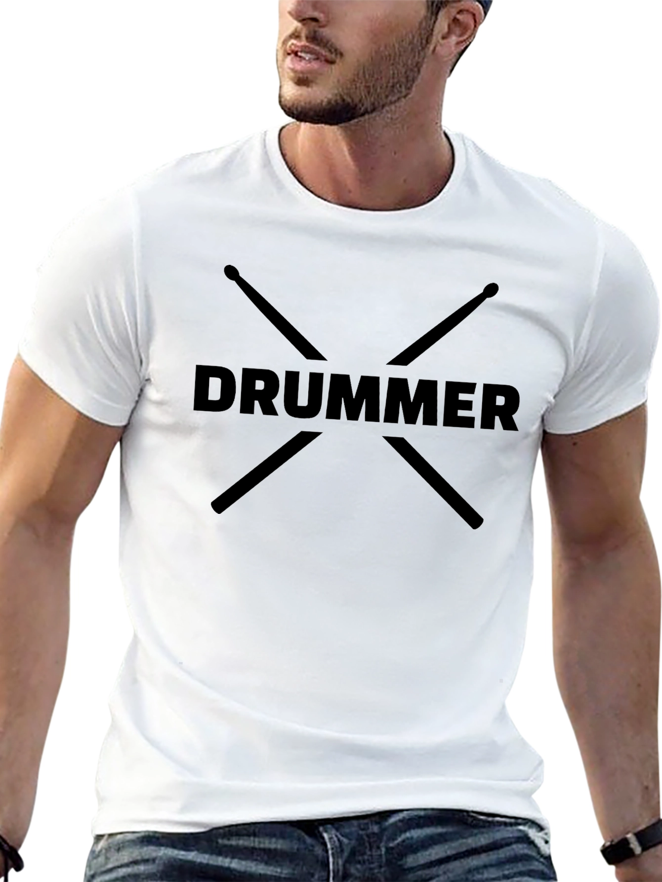 Drummer T-Shirt - Black Music Tee