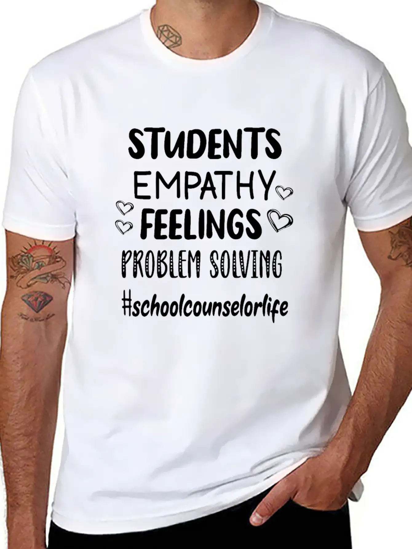 School Counselor Gift | Guidance School Counseling Unisex Casual T-Shirt – Clean Design For Daily Comfort