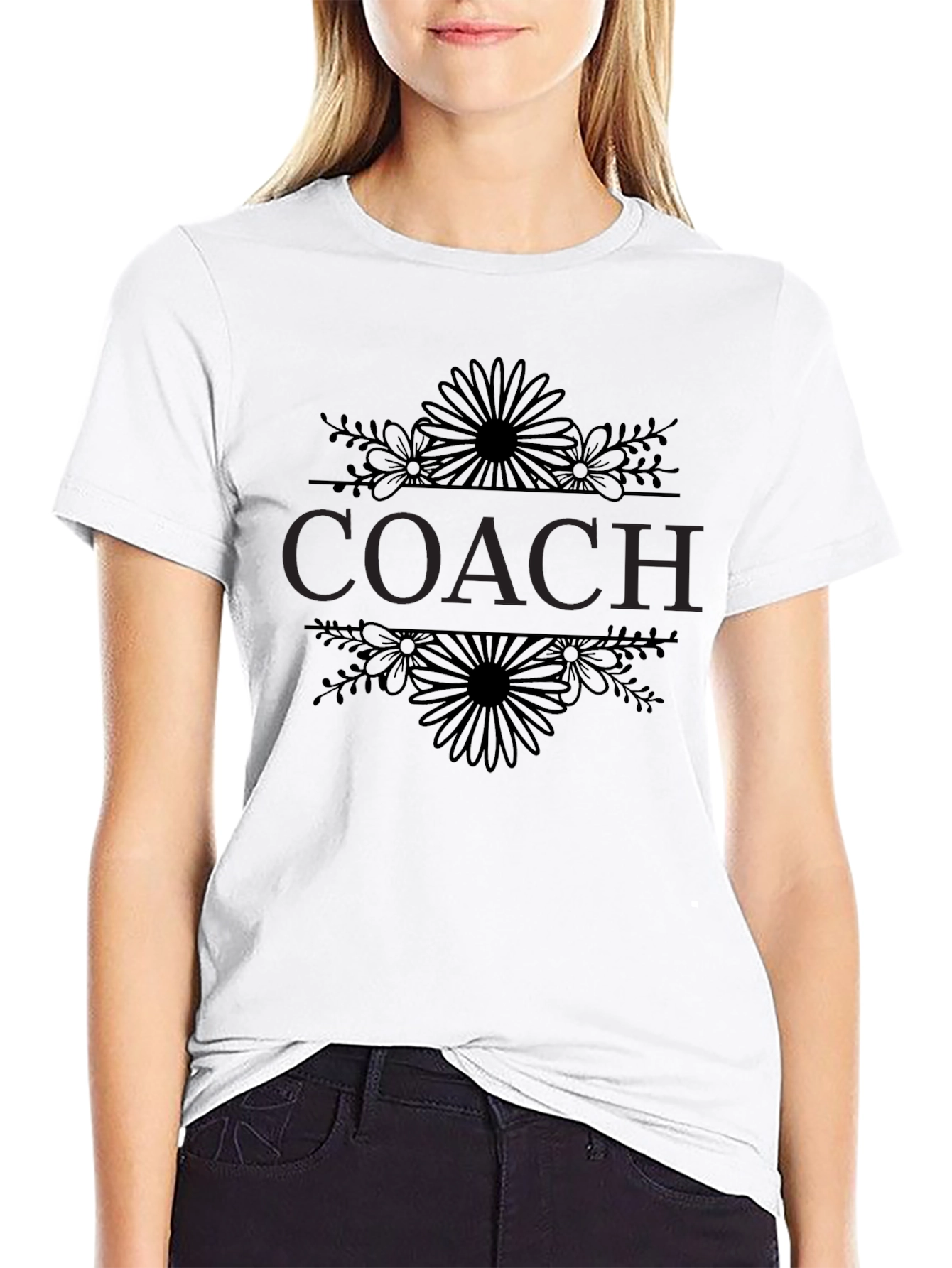 Coach Floral Graphic T-Shirt