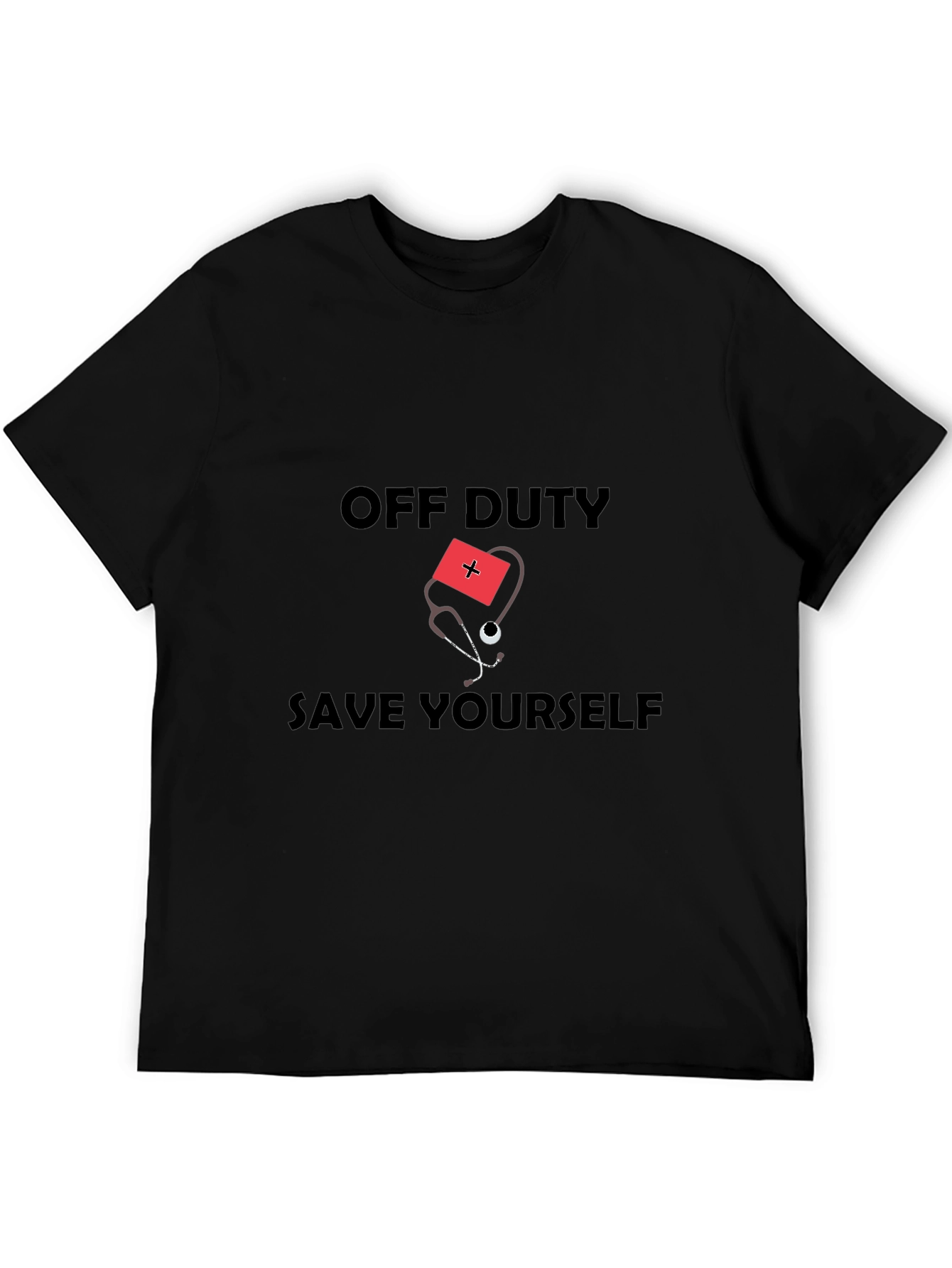 Off Duty Save Yourself Graphic Tee