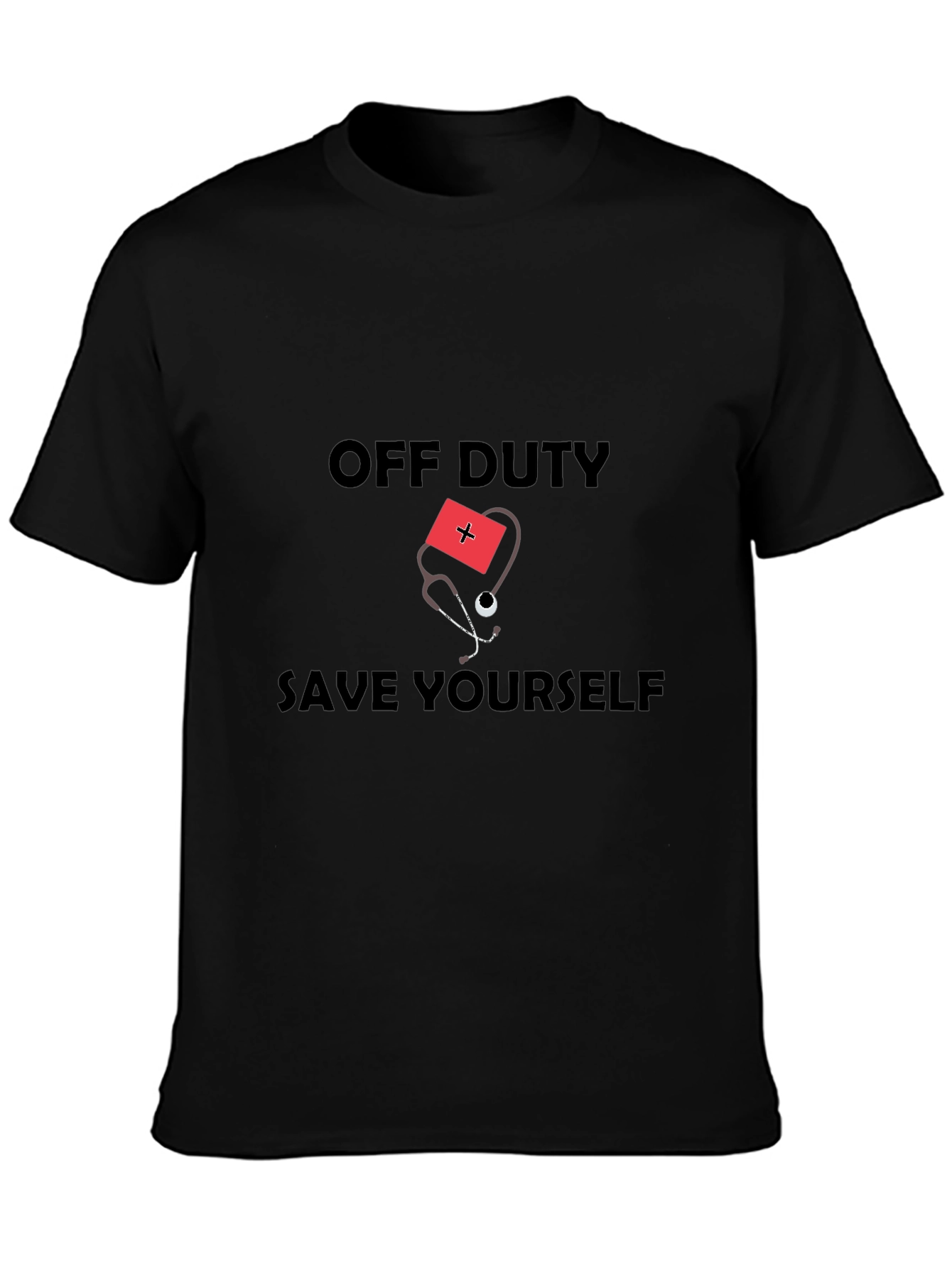 Off Duty Save Yourself Graphic Tee