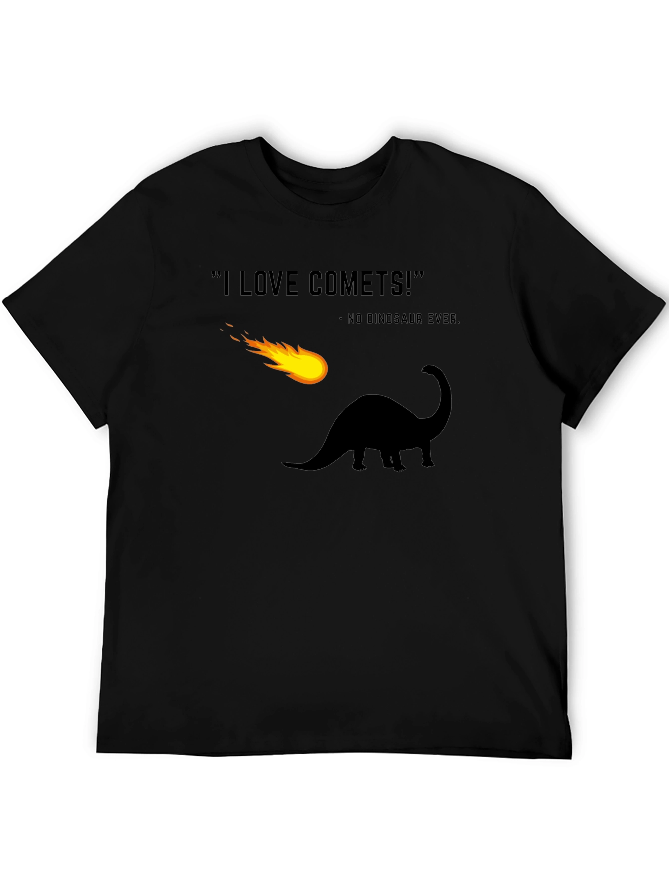 Dinosaur Comet T-Shirt Funny Extinction Tee