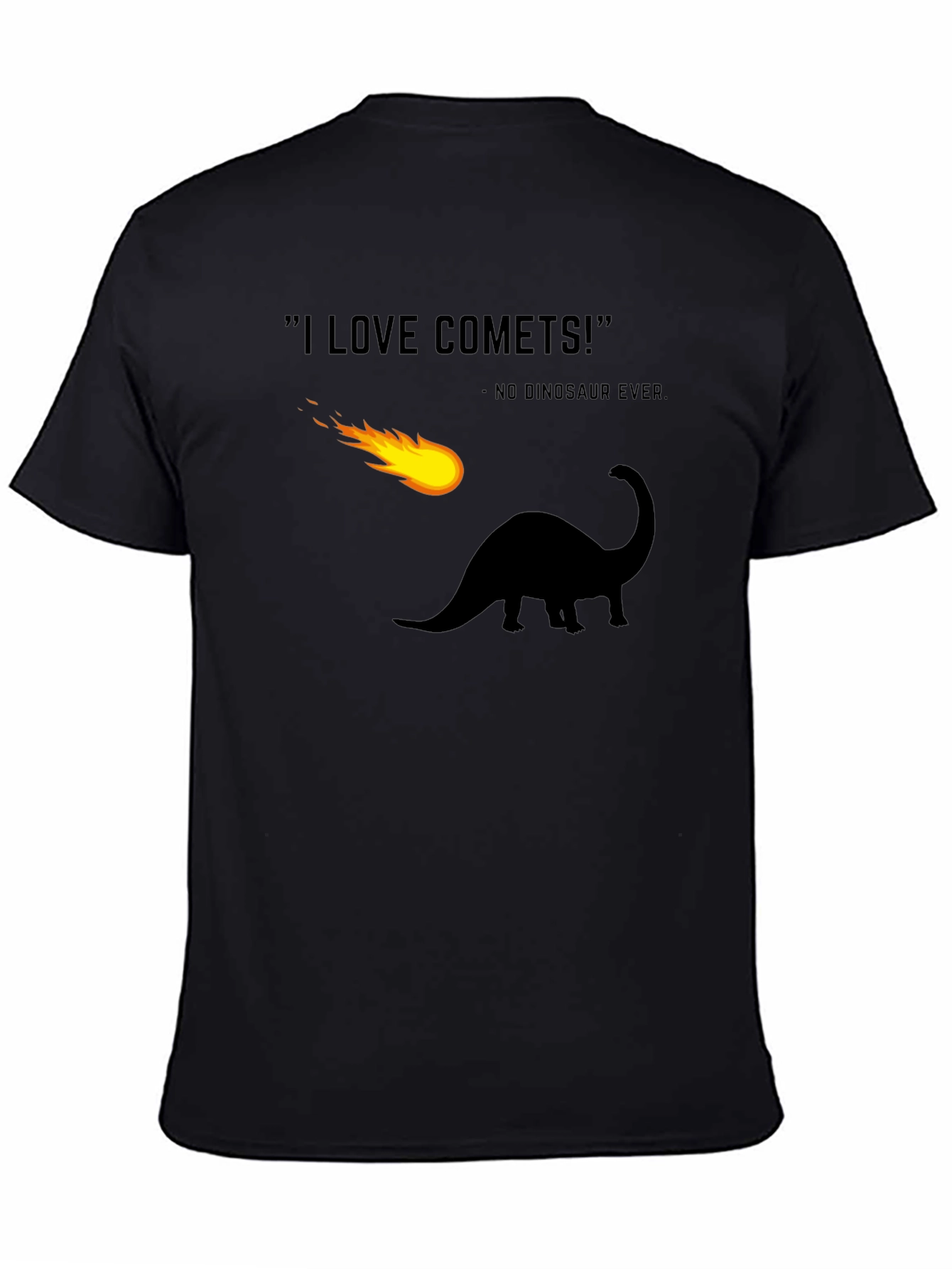 Dinosaur Comet T-Shirt Funny Extinction Tee
