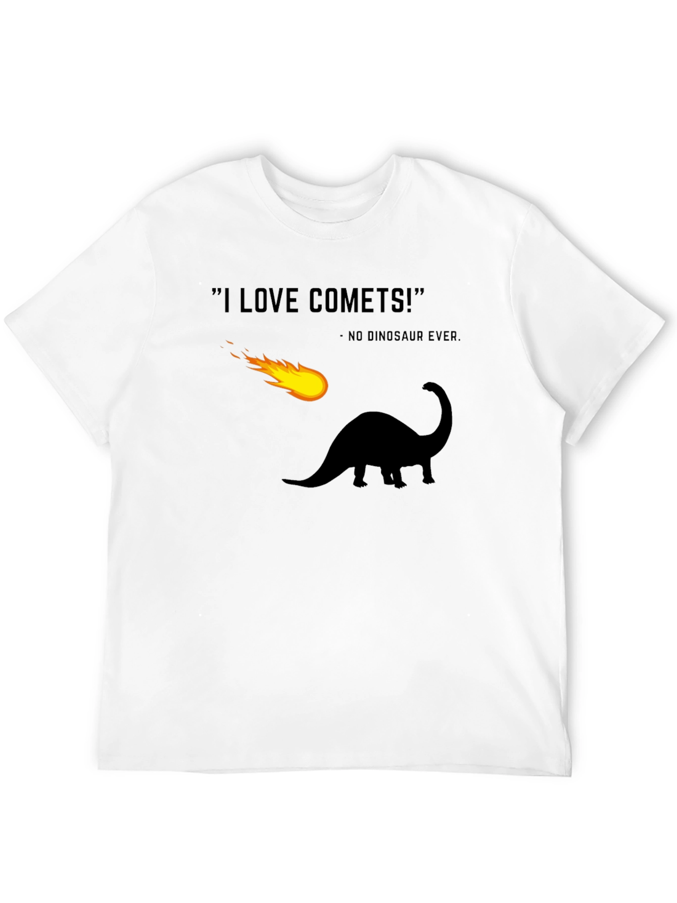 Dinosaur Comet T-Shirt Funny Extinction Tee