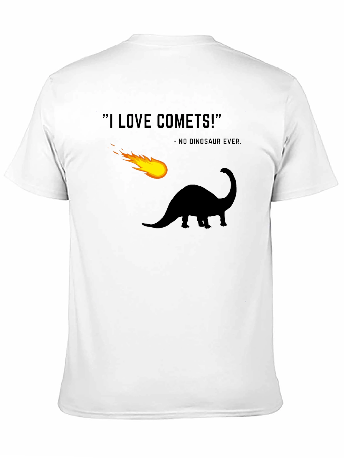 Dinosaur Comet T-Shirt Funny Extinction Tee