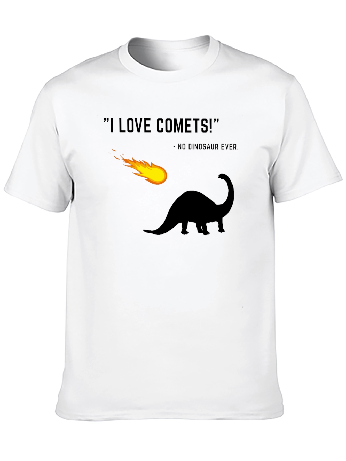 Dinosaur Comet T-Shirt Funny Extinction Tee