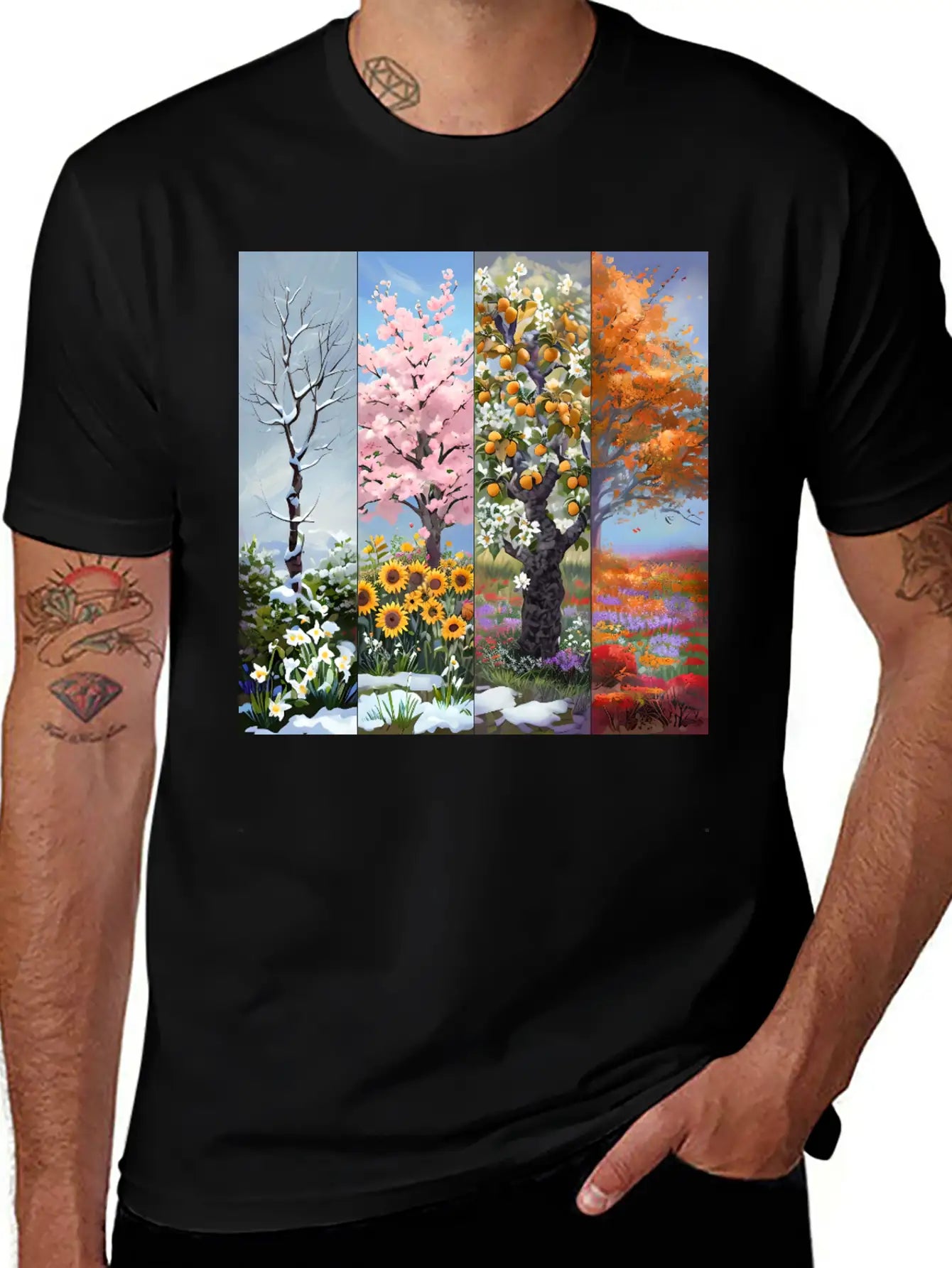 Seasons Unisex Casual T-Shirt – Clean Design For Daily Comfort