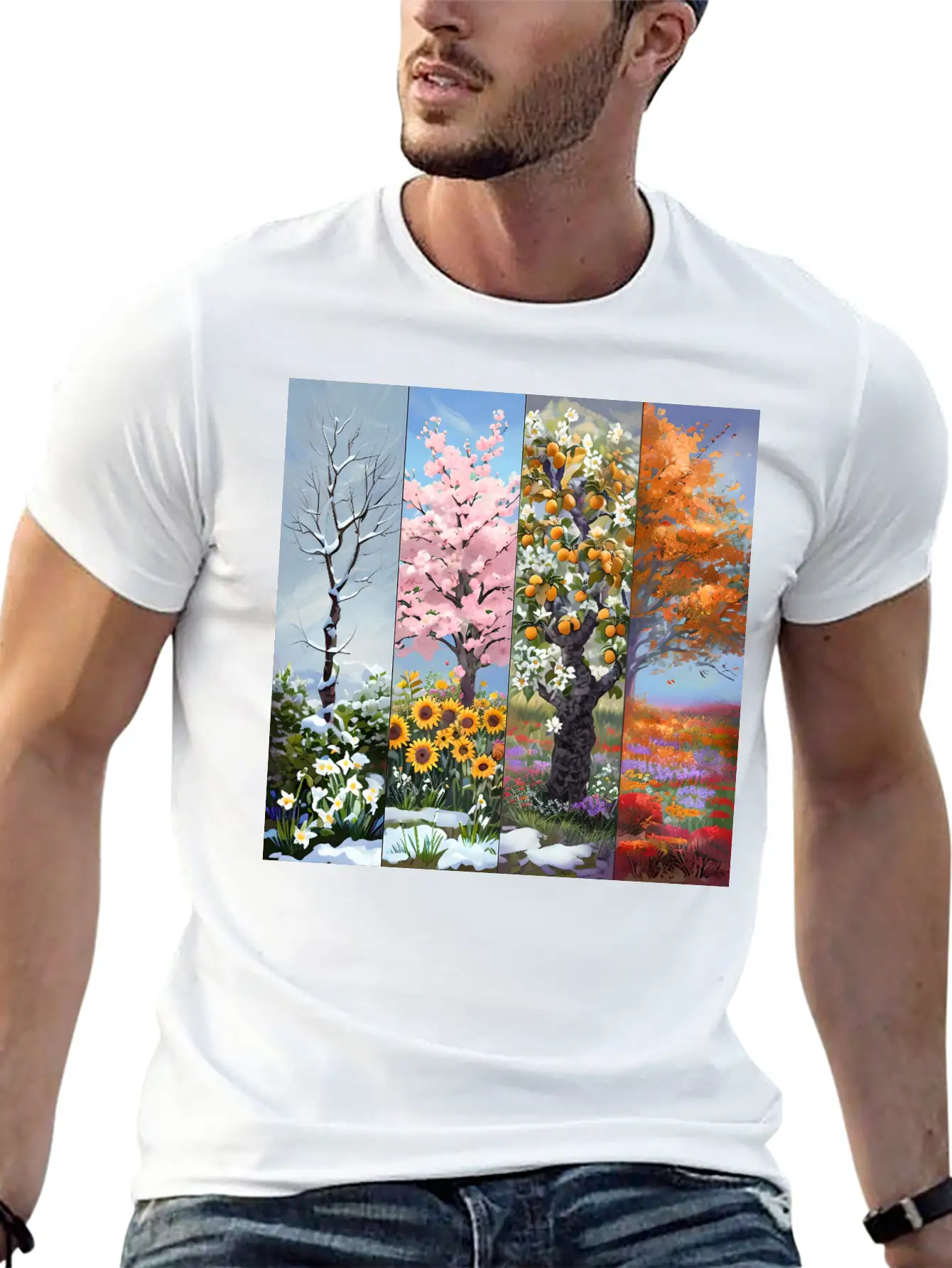 Seasons Unisex Casual T-Shirt – Clean Design For Daily Comfort