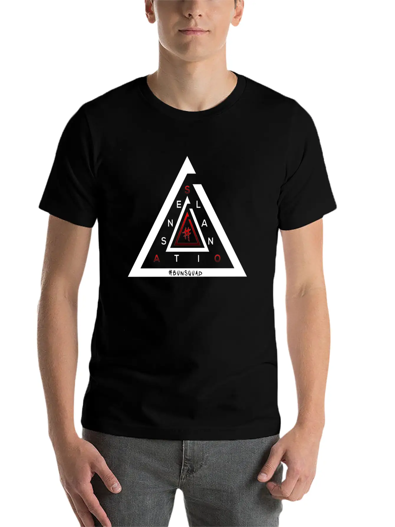 #Sensatonal White Unisex Casual T-Shirt – Clean Design For Daily Comfort