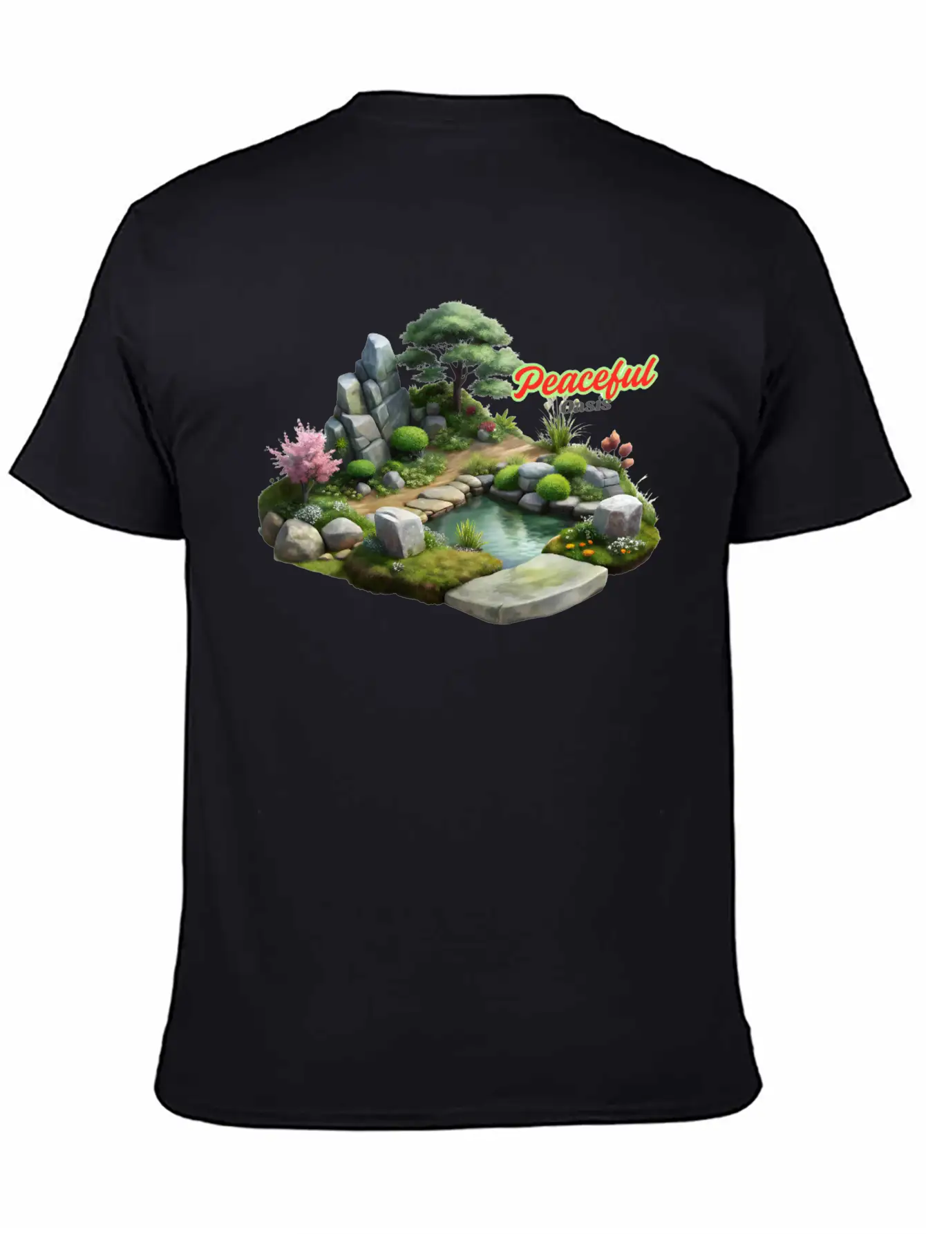 Serene Nature Escape Unisex Casual T-Shirt – Clean Design For Daily Comfort