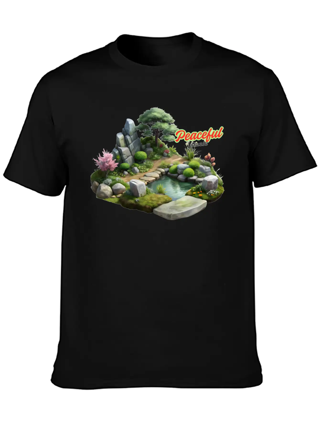 Serene Nature Escape Unisex Casual T-Shirt – Clean Design For Daily Comfort