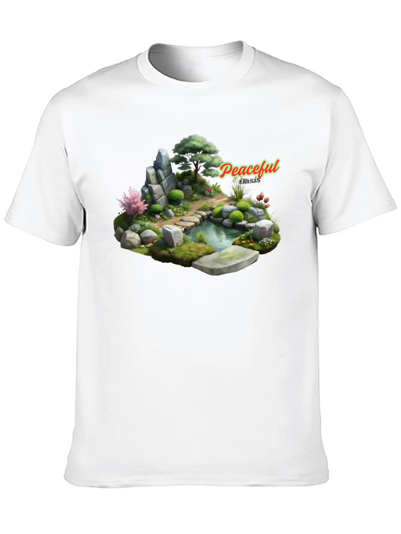 Serene Nature Escape Unisex Casual T-Shirt – Clean Design For Daily Comfort