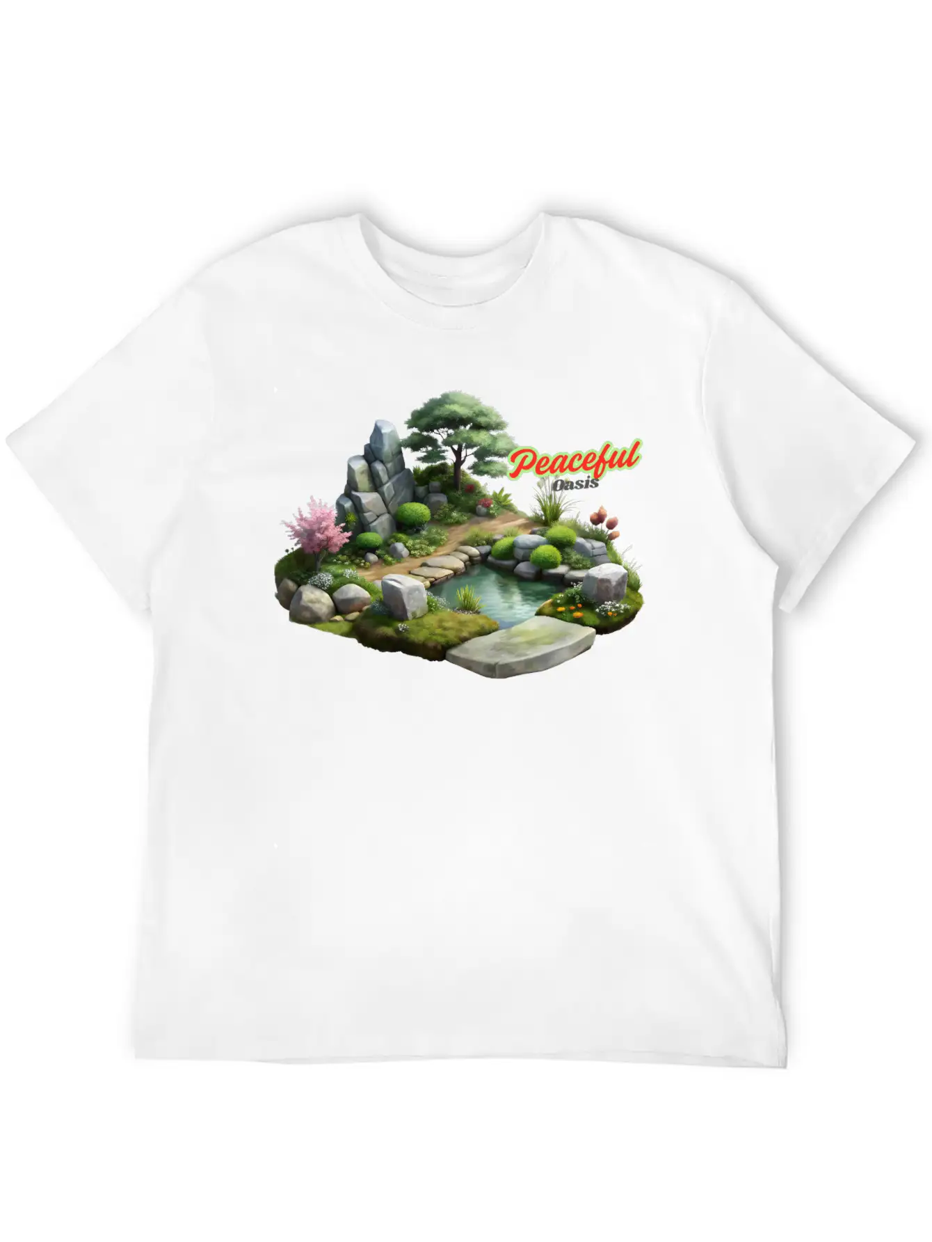 Serene Nature Escape Unisex Casual T-Shirt – Clean Design For Daily Comfort