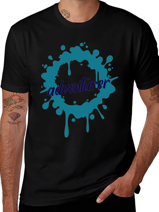 Adventurer Splash Graphic Tee - Casual Style