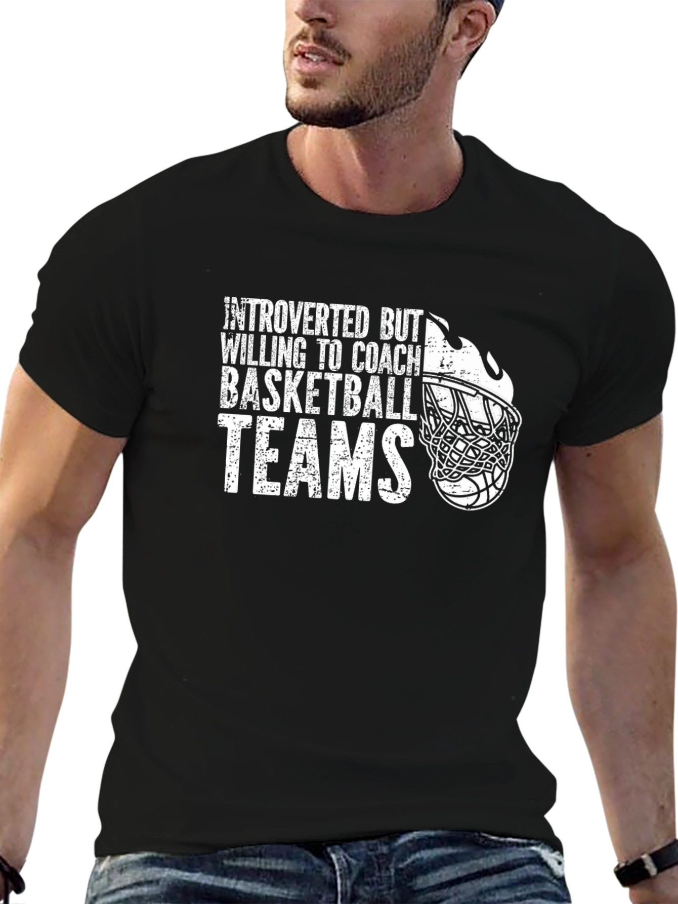 Introverted Basketball Coach T-Shirt