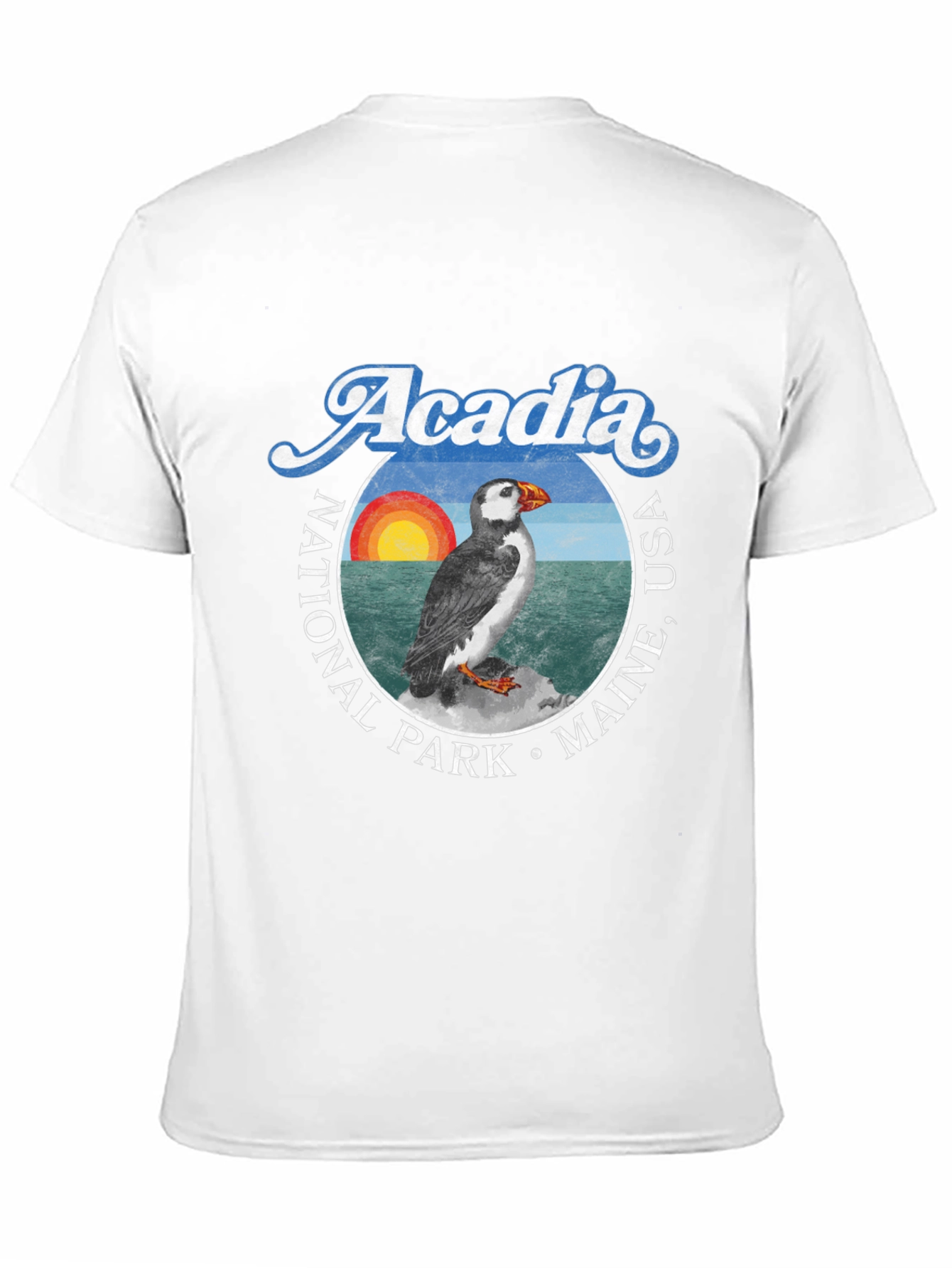 Acadia National Park Puffin Graphic Tee