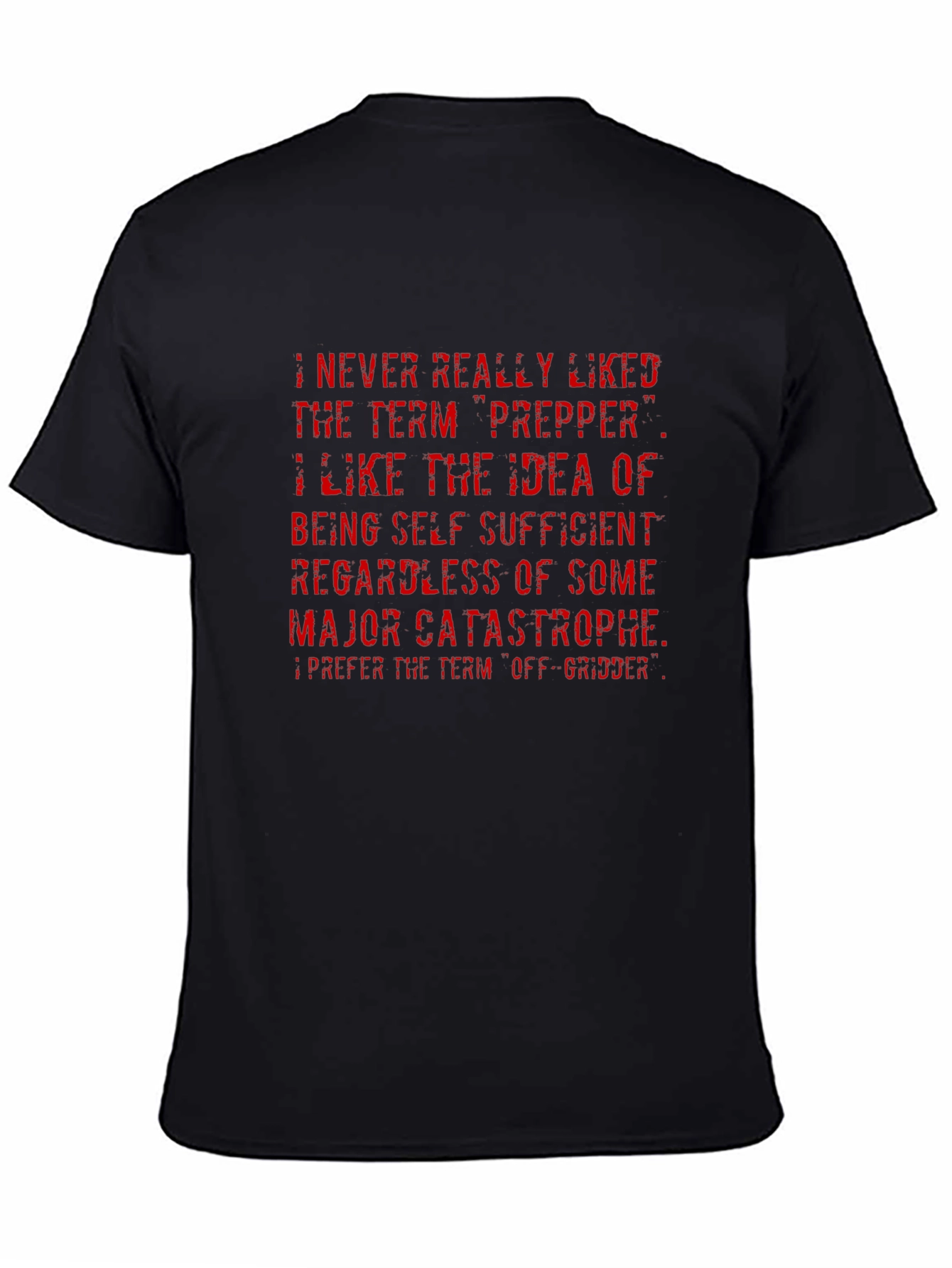 Off-Gridder T-Shirt - Prepper Alternative